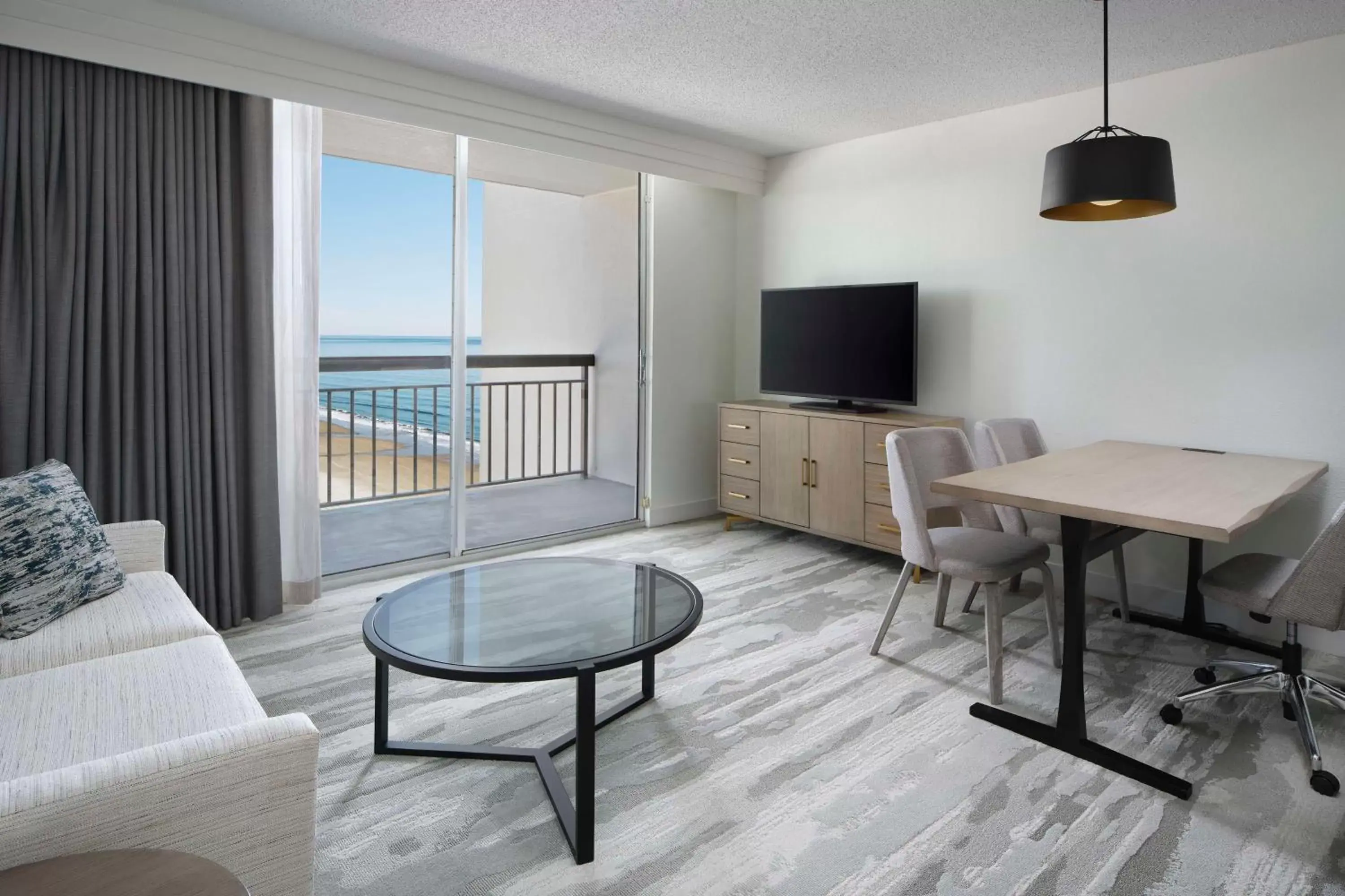 Living room, Seating Area in Embassy Suites by Hilton Myrtle Beach Oceanfront Resort