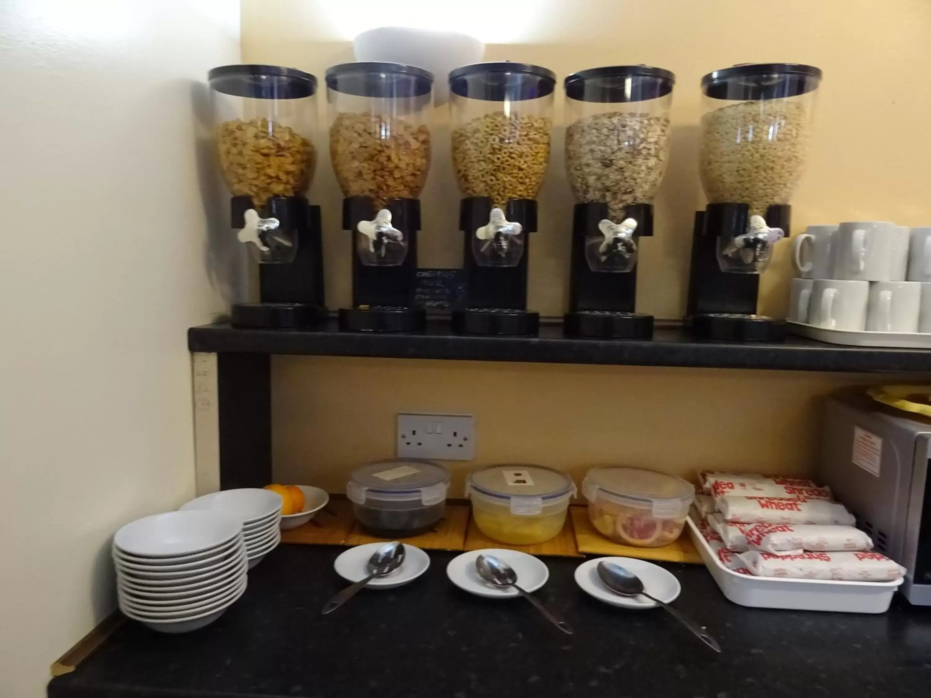 Continental breakfast in The Gatwick White House Hotel