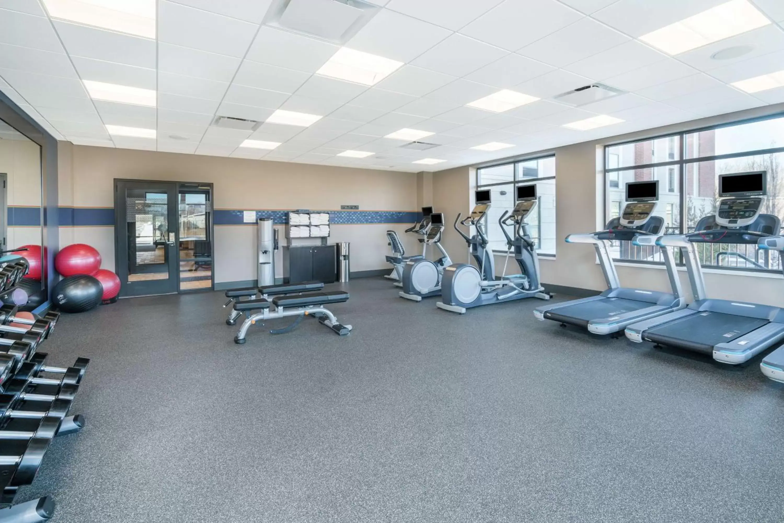 Fitness centre/facilities in Hampton Inn & Suites Newburgh Stewart Airport, NY Fitness centre/facilities in Hampton Inn & Suites Newburgh Stewart Airport, NY