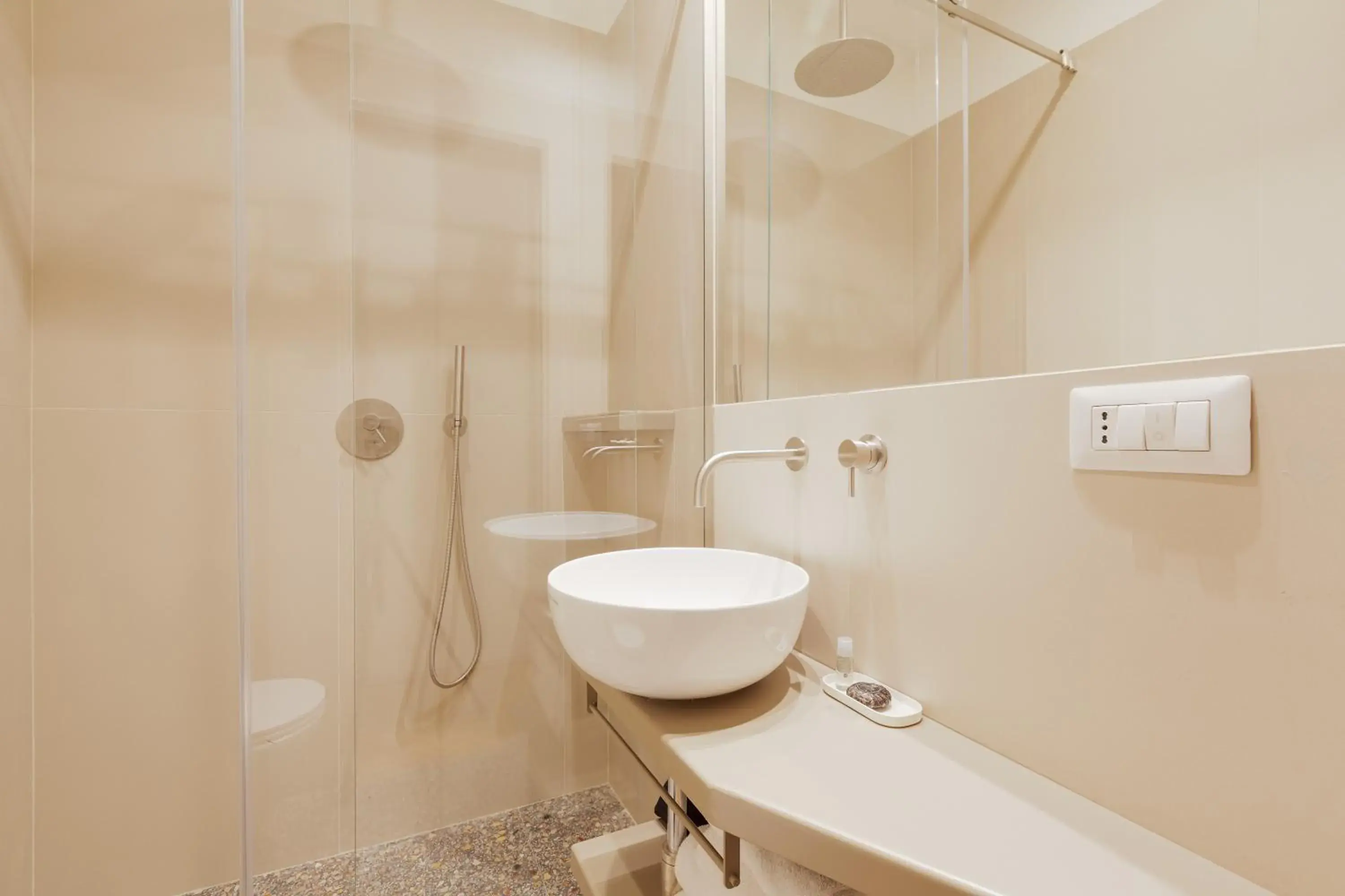 Shower, Bathroom in Brera Apartments in San Fermo
