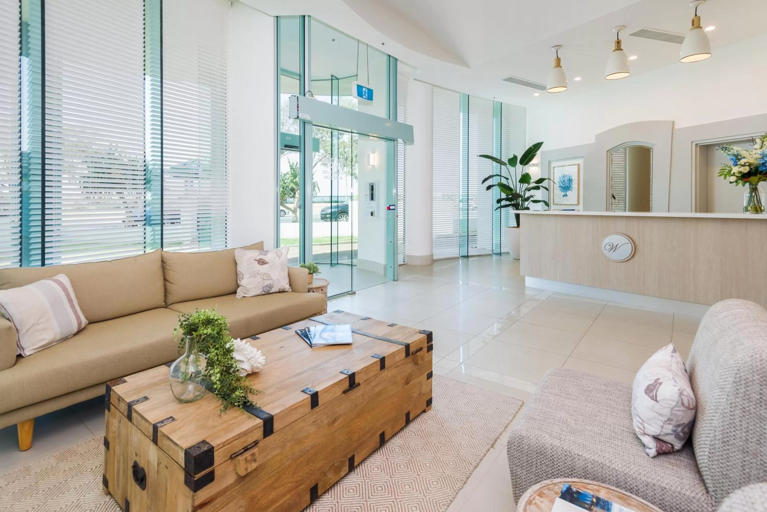 Lobby or reception in The Waterford on Main Beach
