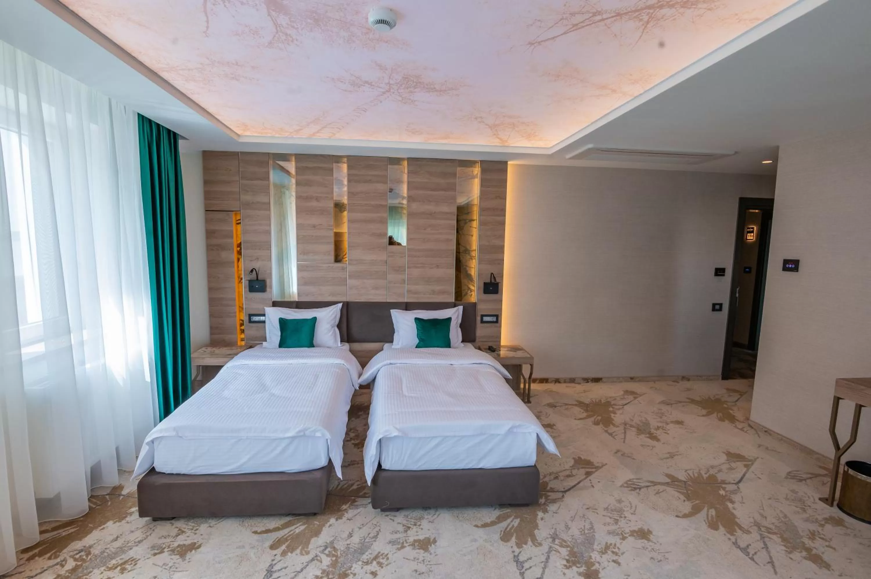 Bed in Hotel Codrişor