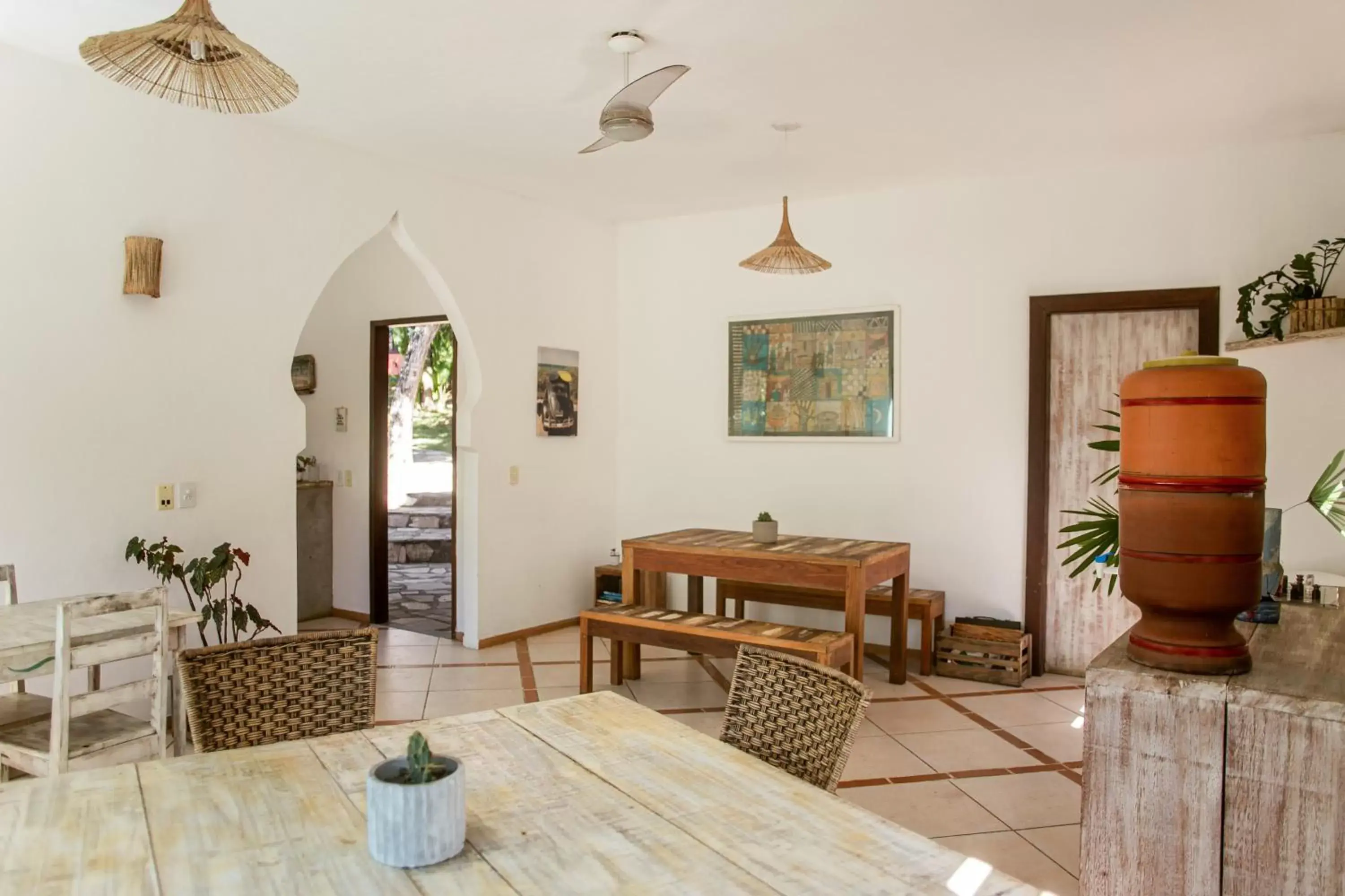 Lounge or bar, Restaurant/Places to Eat in Pousada Casa Cactus Búzios