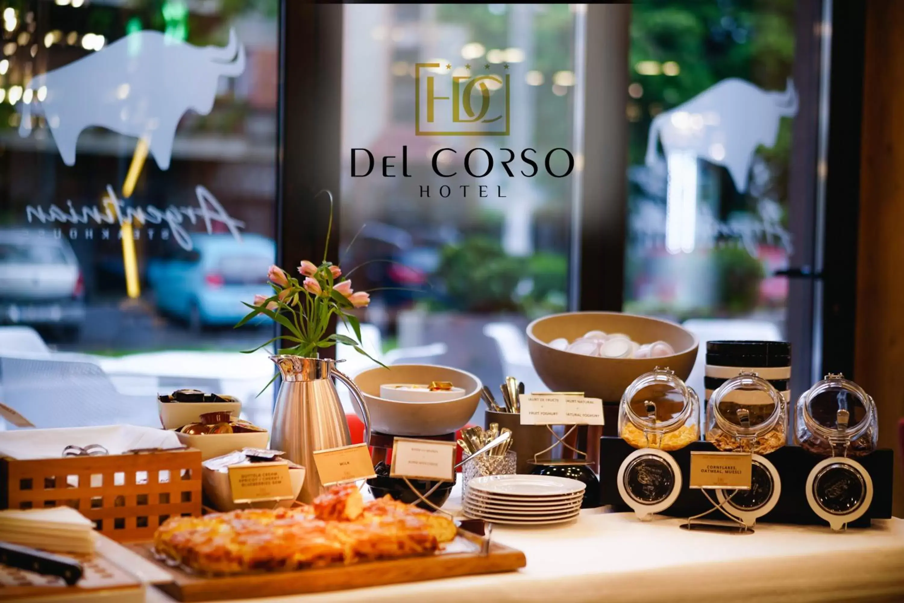 Food in Hotel Del Corso