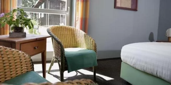 Balcony/Terrace, Bed in Landhaus Tonmühle