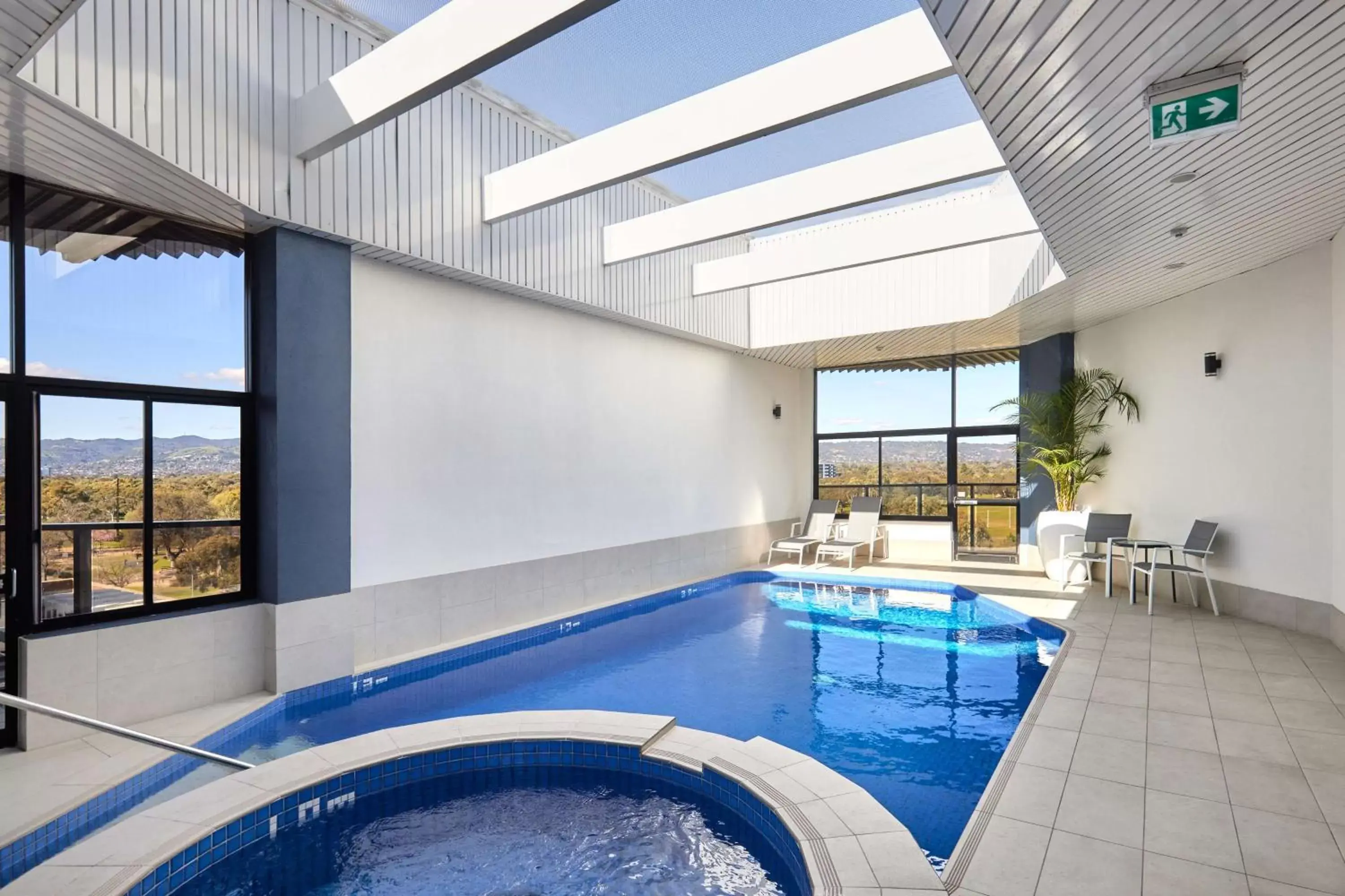 Property building, Swimming Pool in Rydges South Park Adelaide