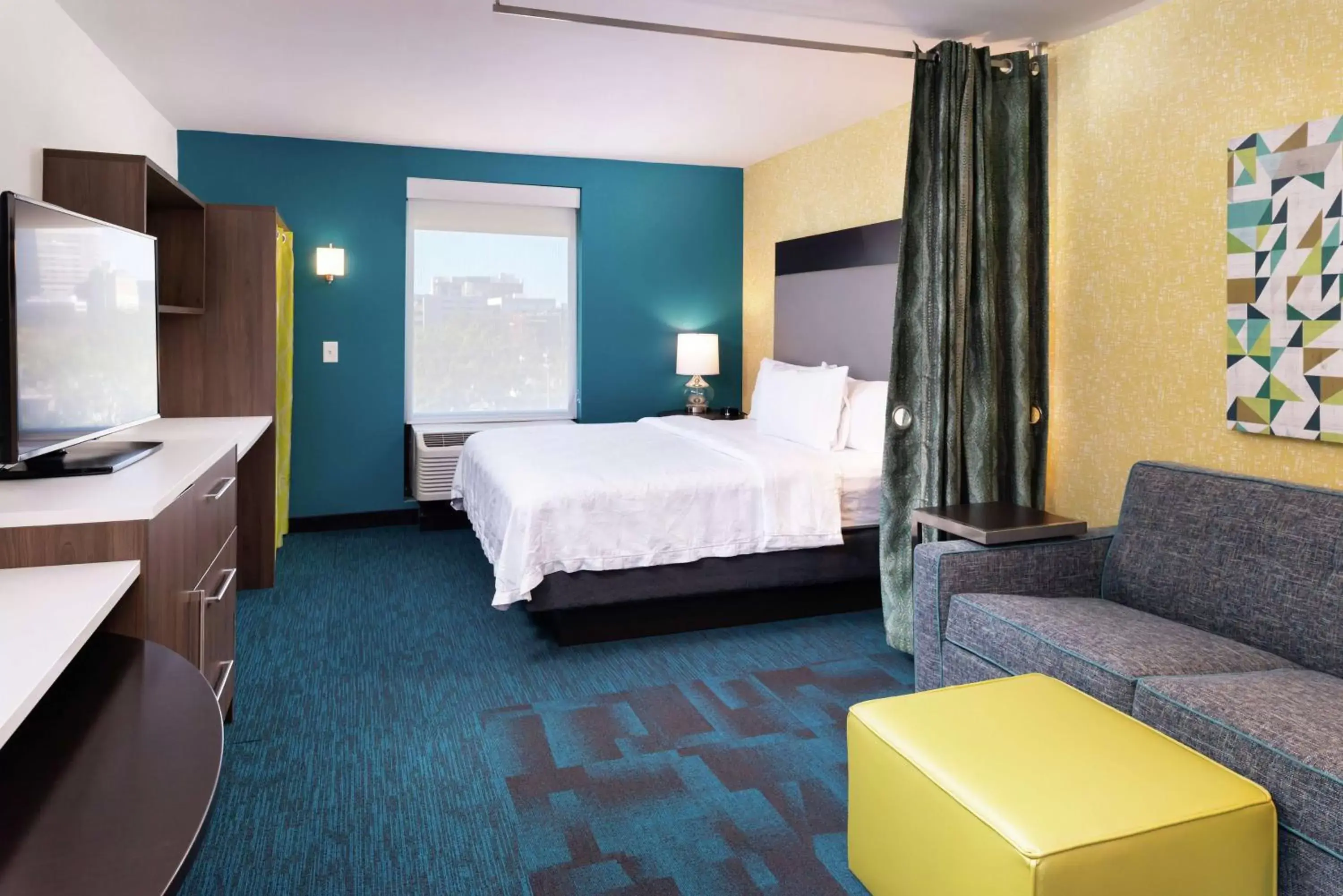 Bedroom, Bed in Home2 Suites by Hilton Columbia Downtown Bedroom, Bed in Home2 Suites by Hilton Columbia Downtown