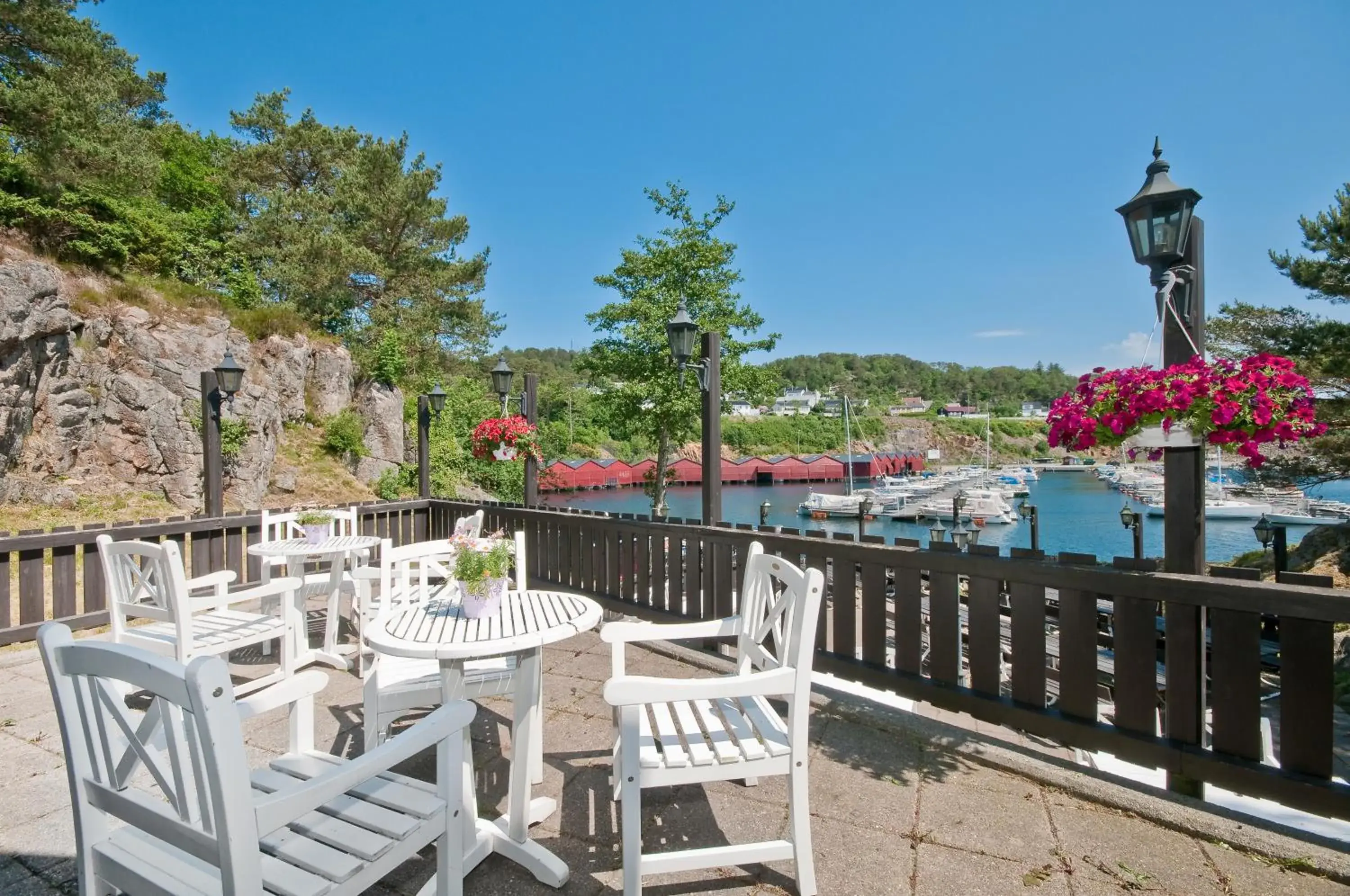 Patio in Farsund Fjordhotel