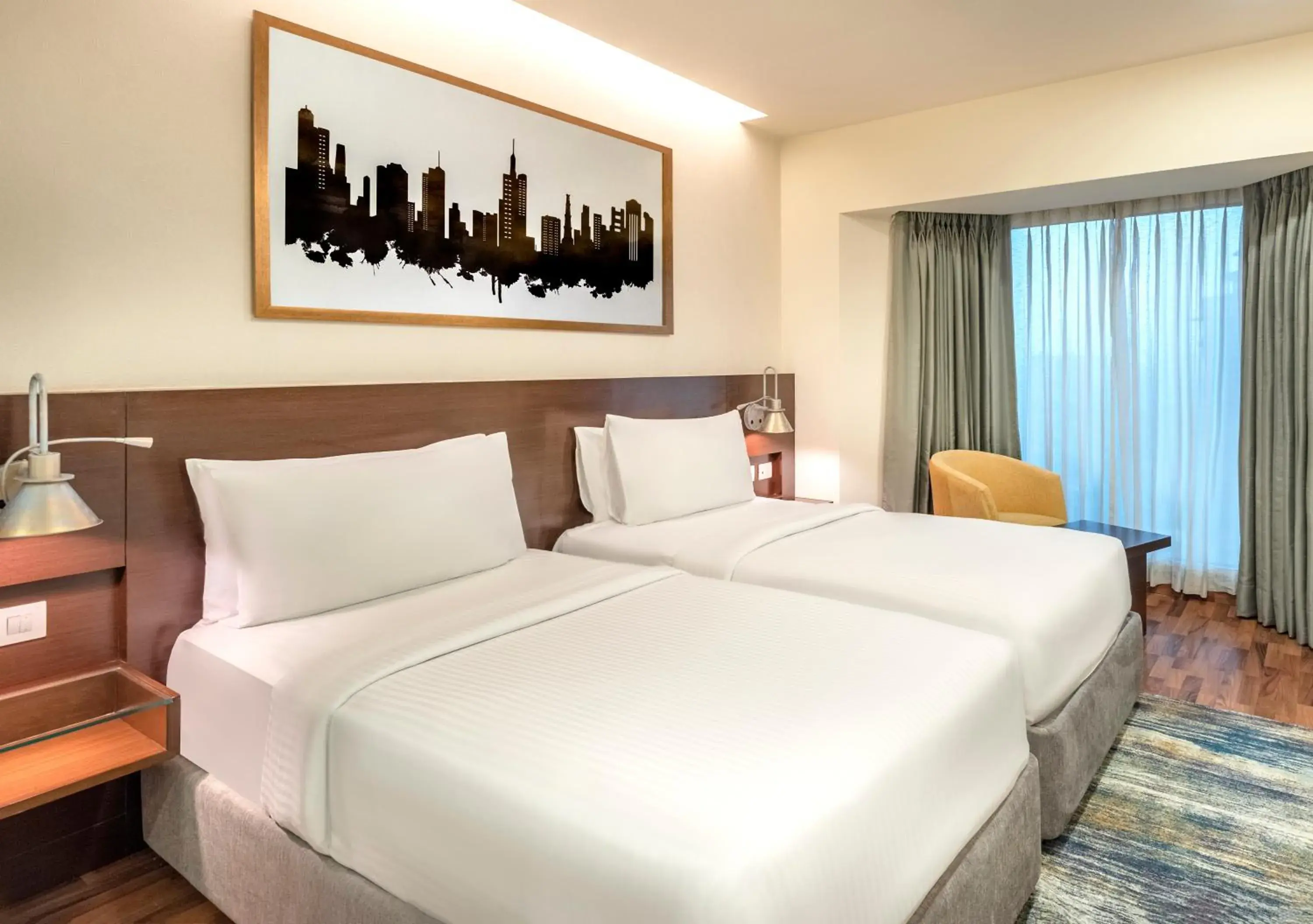 Photo of the whole room, Bed in Radisson Gurugram Sohna Road City Center