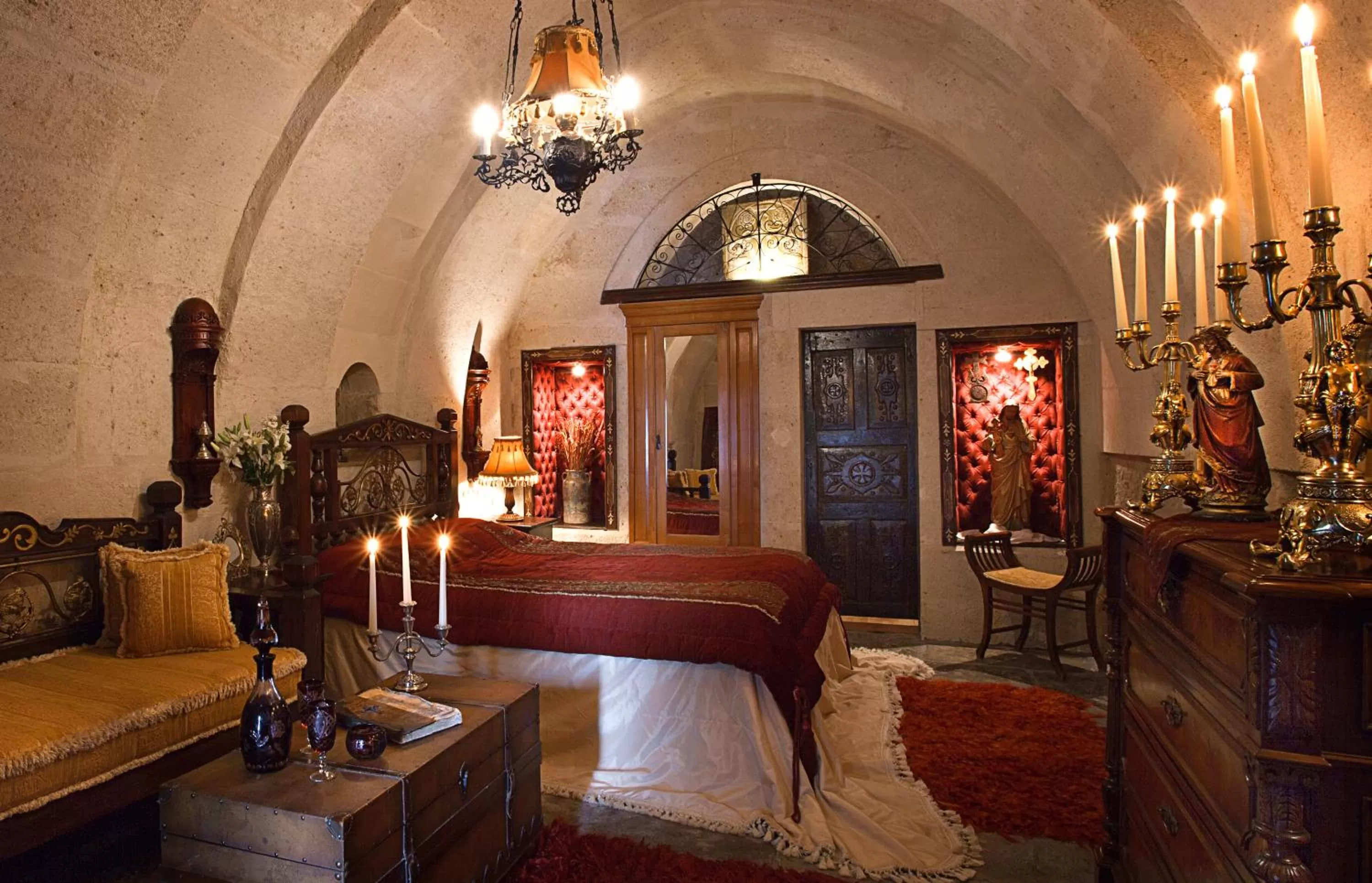 Photo of the whole room, Bed in Sacred House