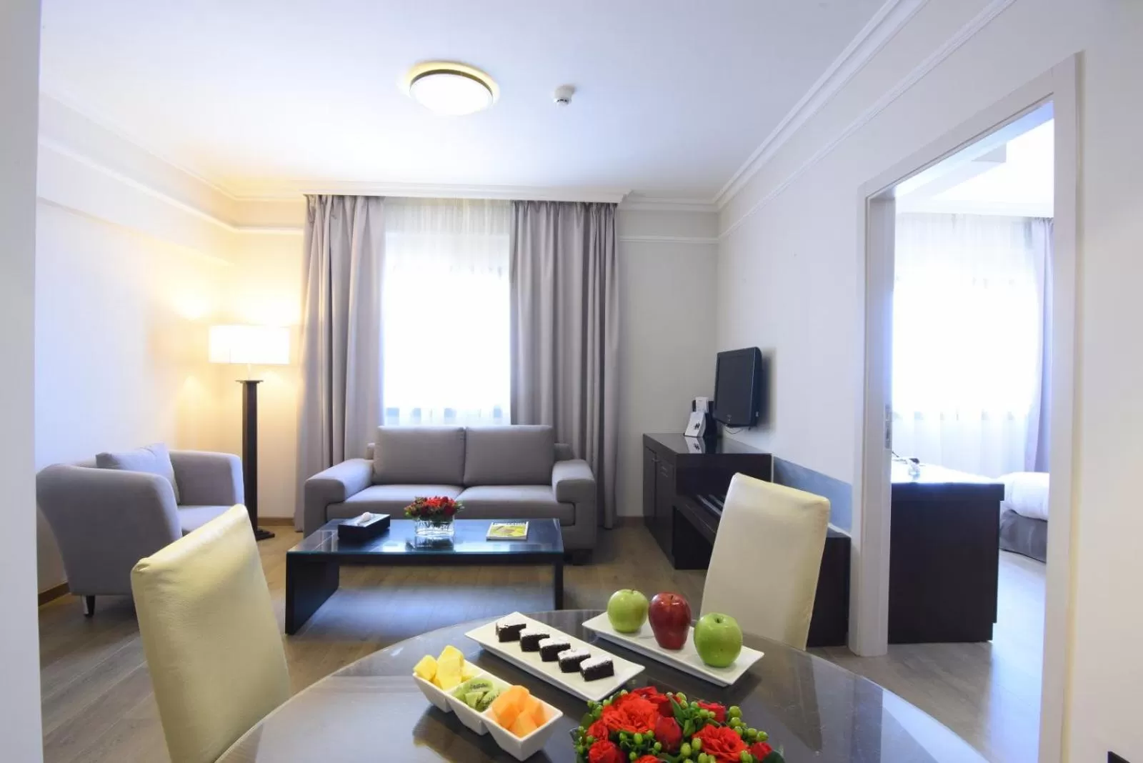 Living room, Bed in Ramada by Wyndham Downtown Beirut