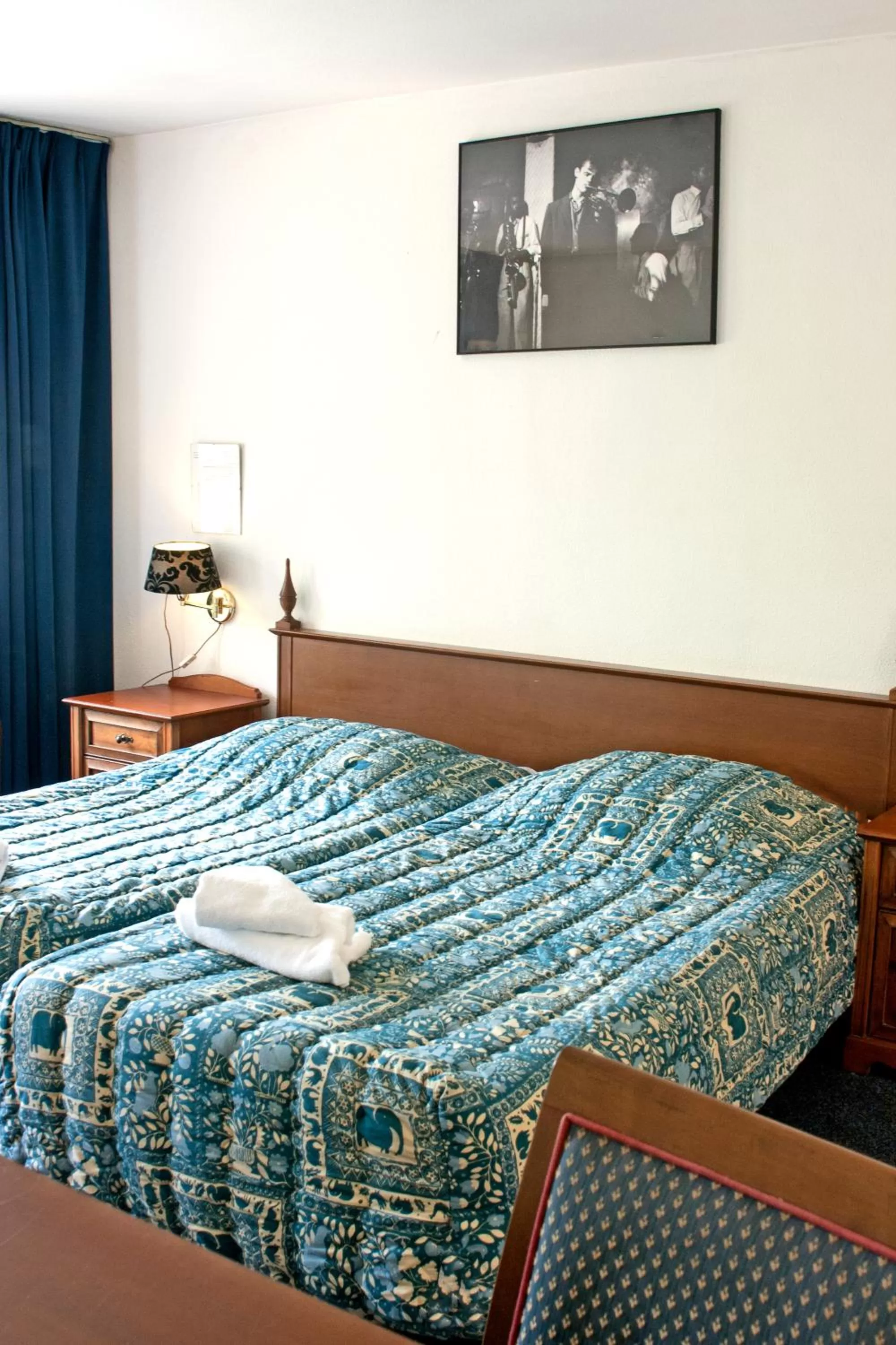 Bed in Hotel Prins Hendrik