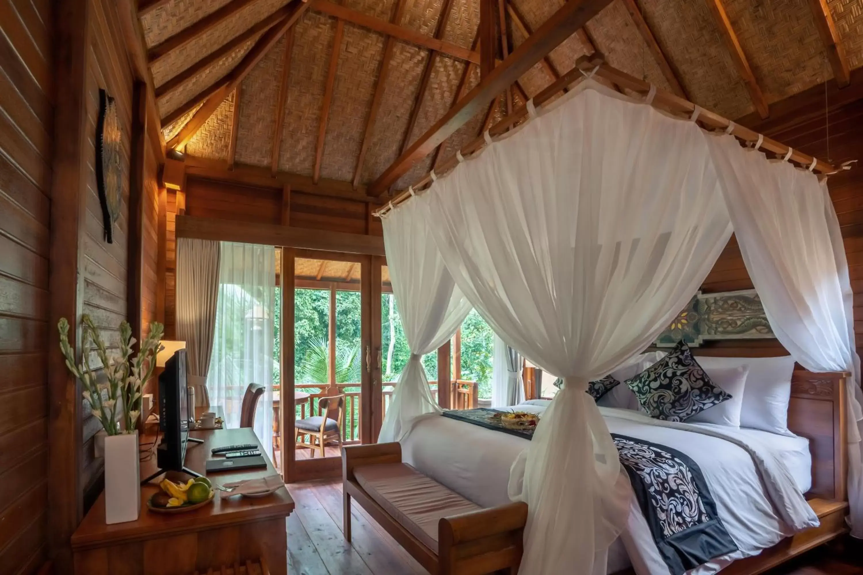 Property building, Bed in The Compass Rose Ubud Property building, Bed in The Compass Rose Ubud