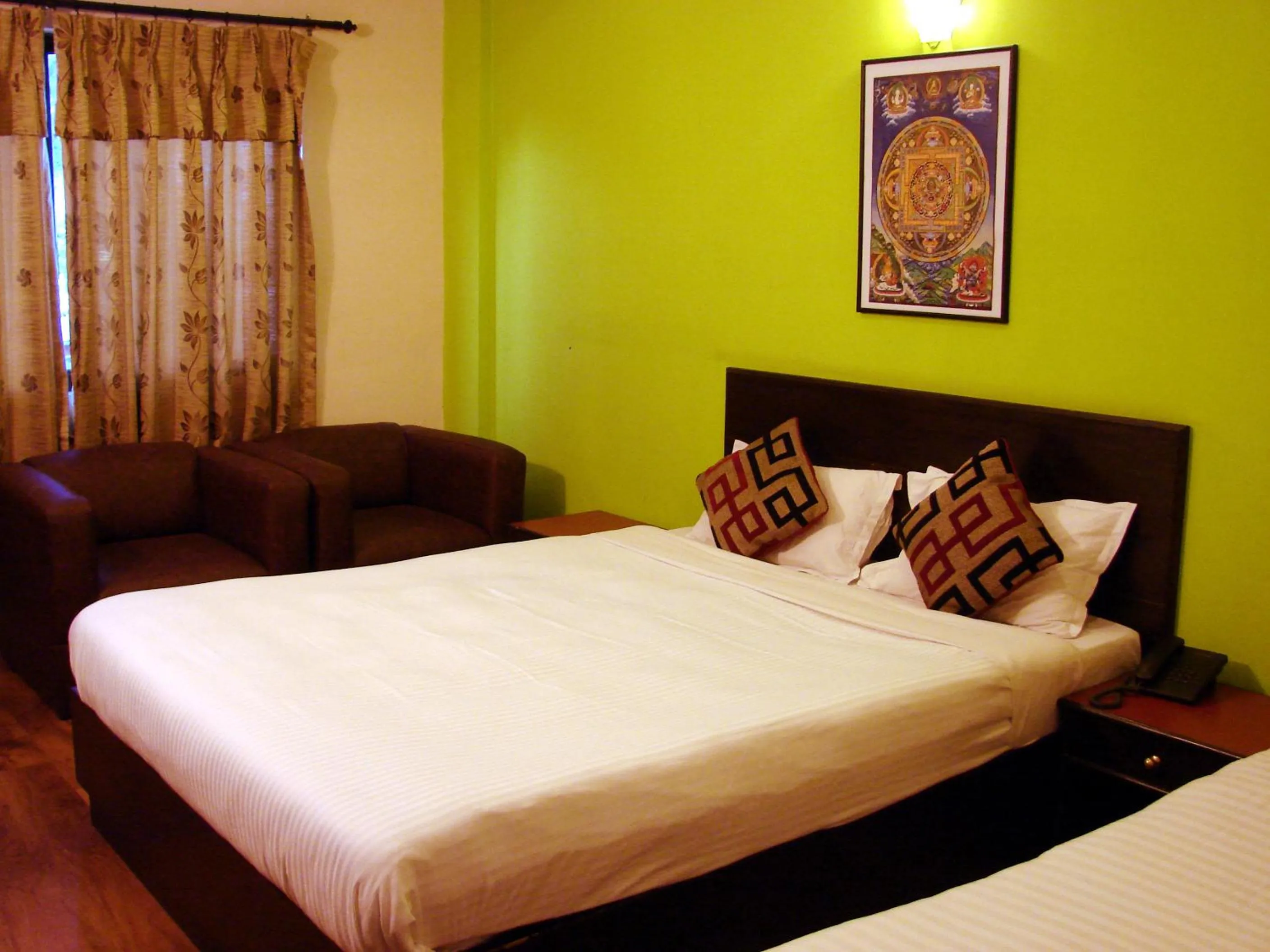 Bed in Cascade Hotel Kathmandu