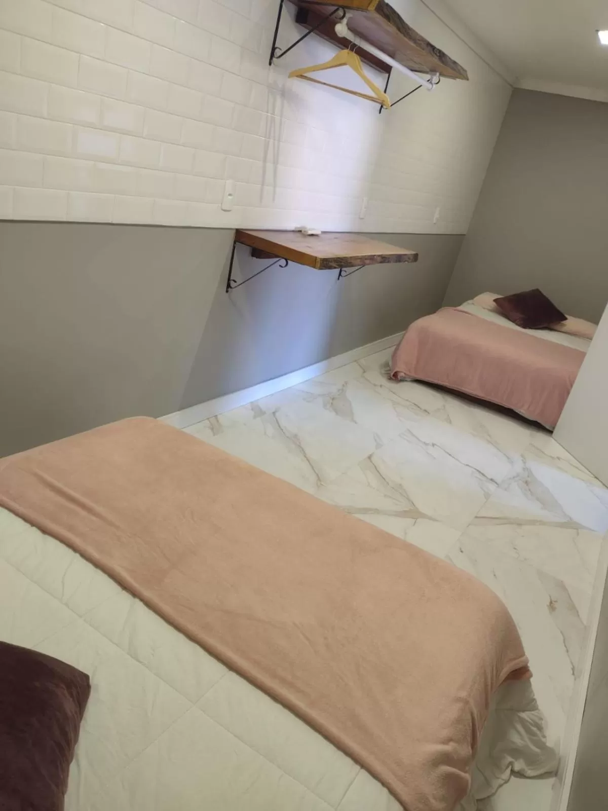 Bed in Pousada Doce Lar