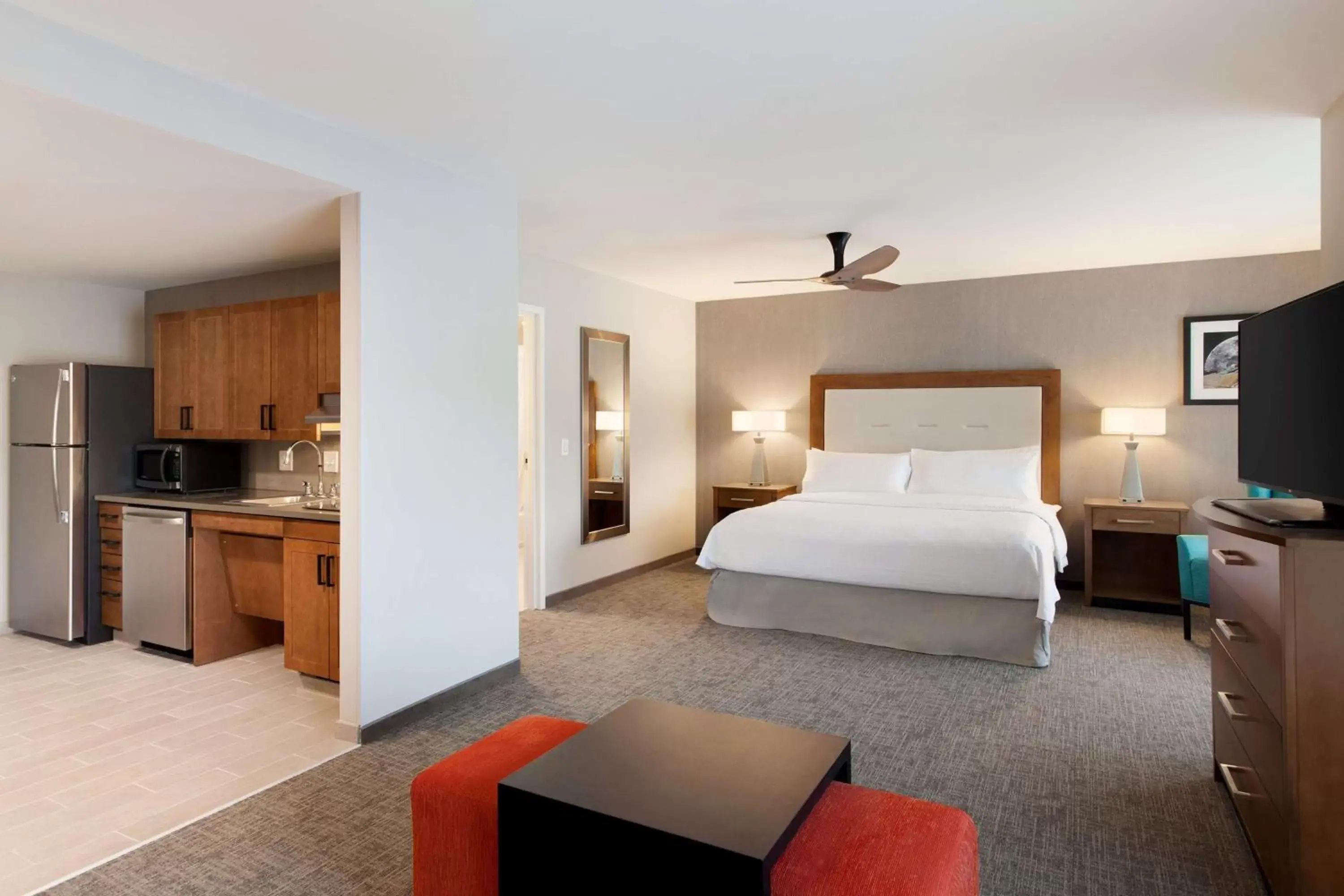 Bed in Homewood Suites by Hilton Syracuse - Carrier Circle