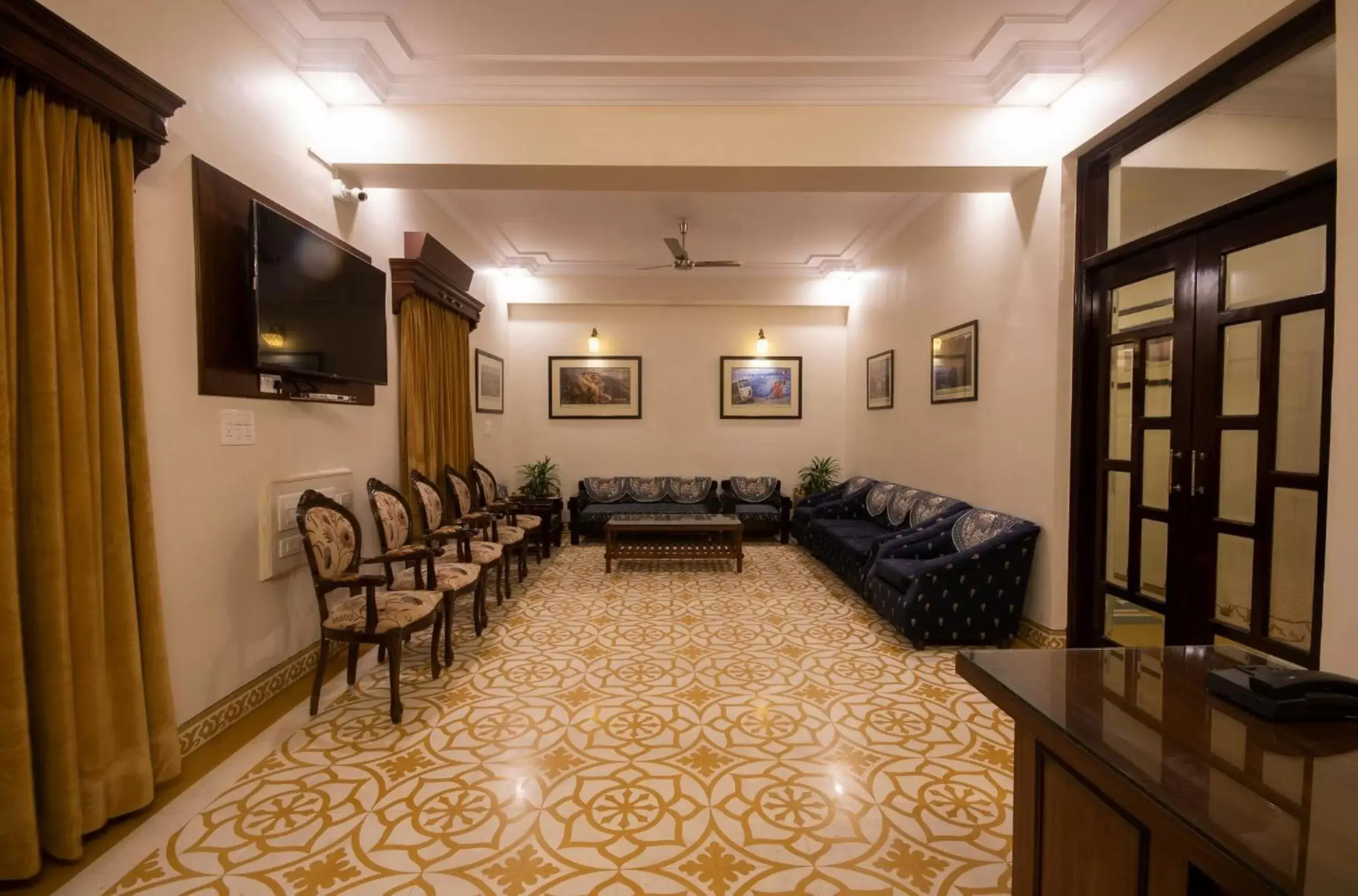 Lobby or reception in Hanuwant Niwas Jodhpur Lobby or reception in Hanuwant Niwas Jodhpur