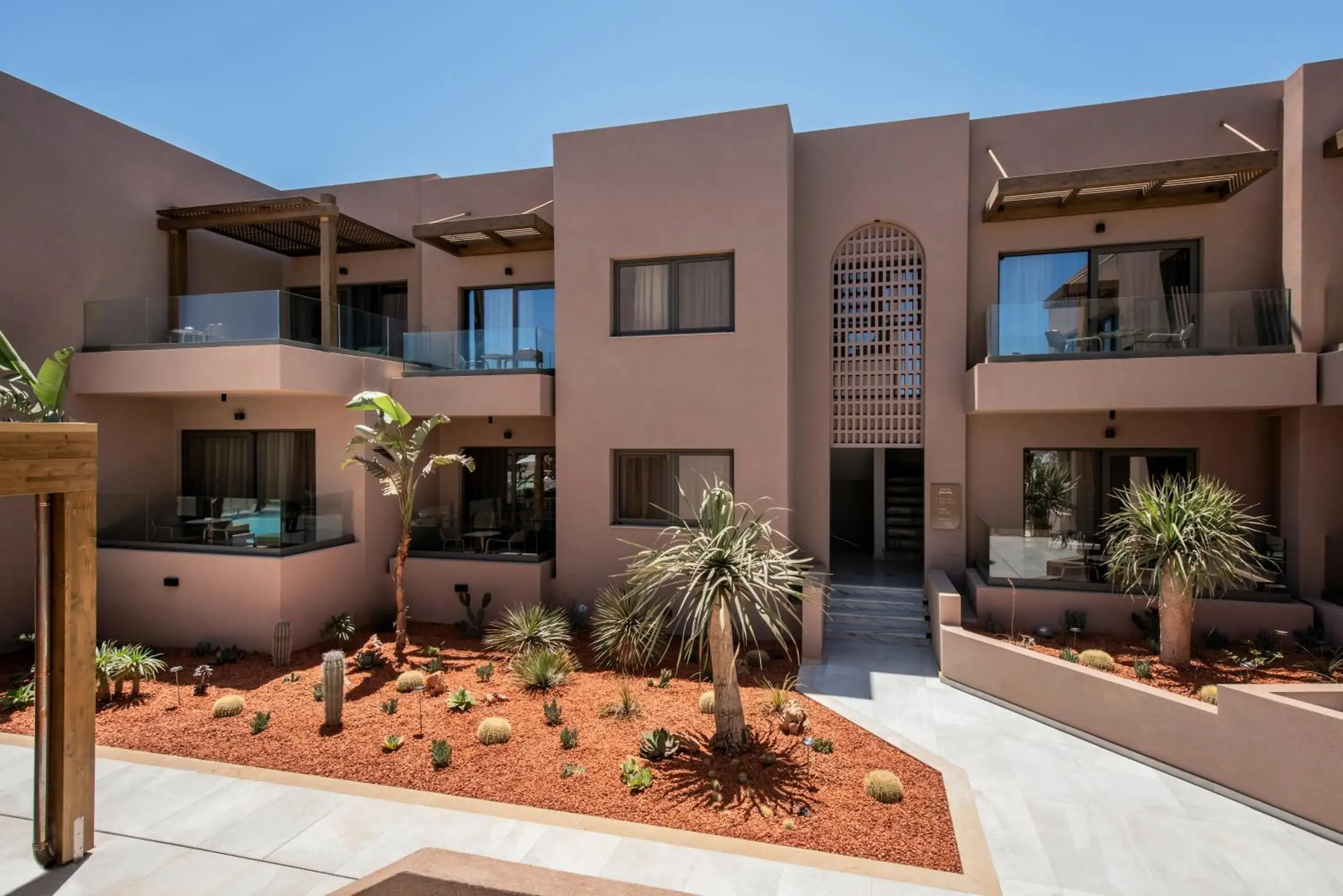 Property building in Paralos Venus Suites Adults Only Property building in Paralos Venus Suites Adults Only