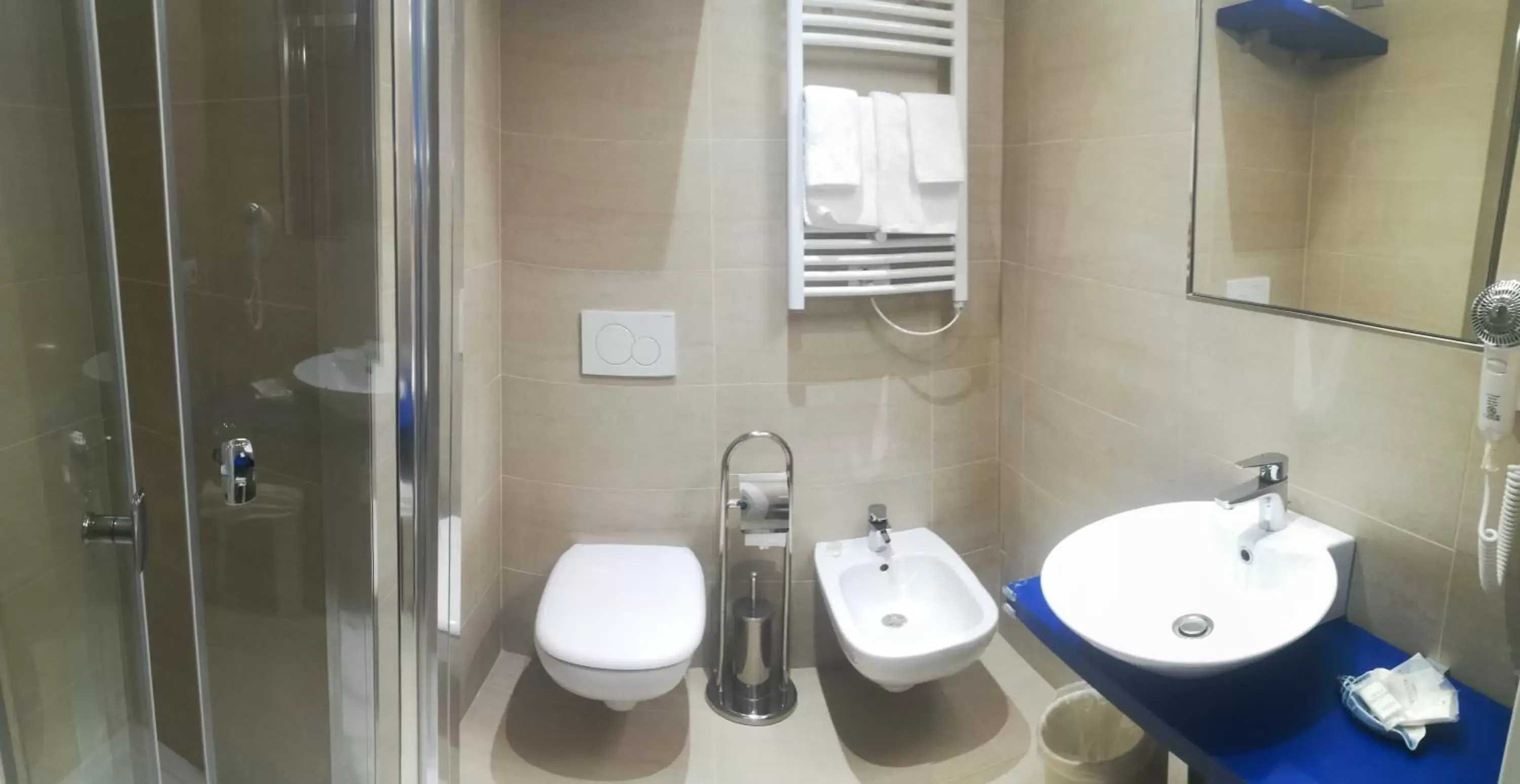 Shower, Bathroom in Roma Hotel
