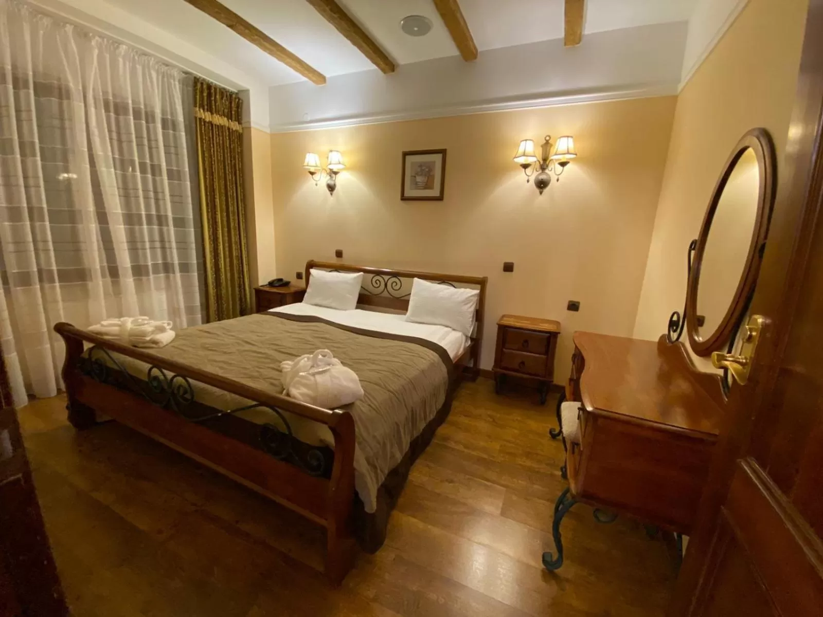 Bedroom, Bed in Park Hotel Kokshetau