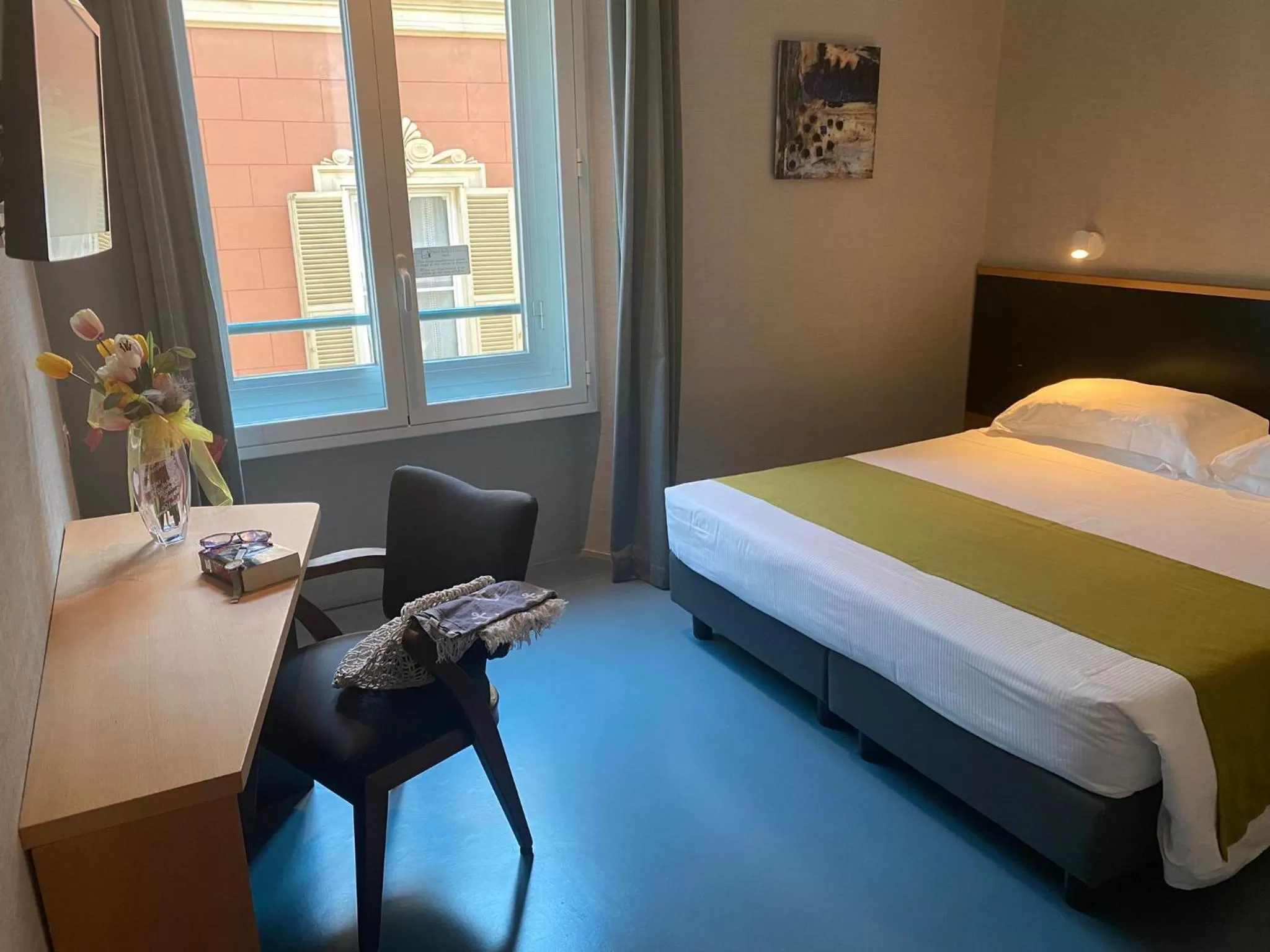 Bedroom, Bed in Hotel Italia e Lido Rapallo