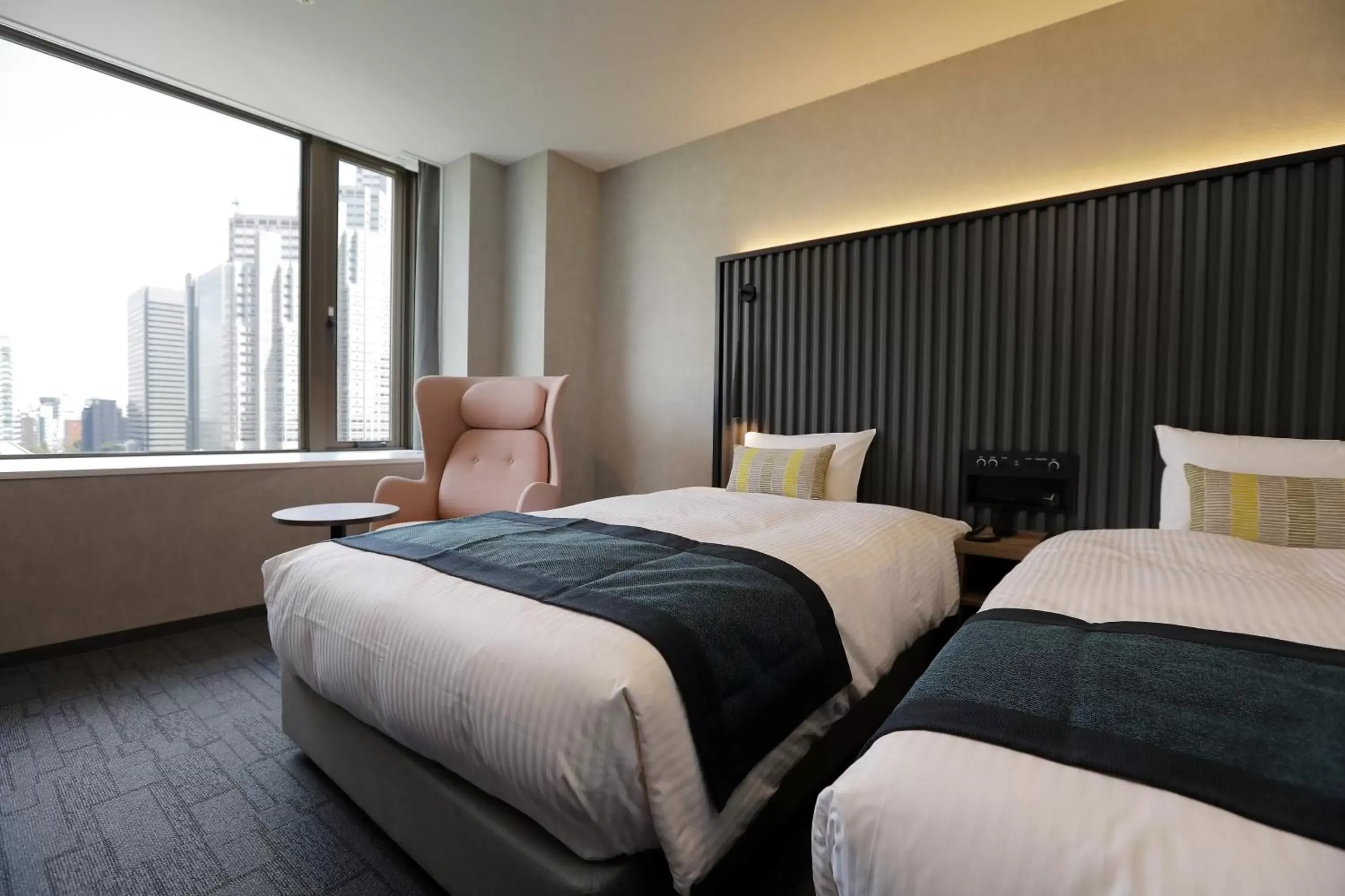 23sqm Deluxe Twin Room on the Top Floor with Park View - Non-Smoking in THE KNOT TOKYO Shinjuku 23sqm Deluxe Twin Room on the Top Floor with Park View - Non-Smoking in THE KNOT TOKYO Shinjuku