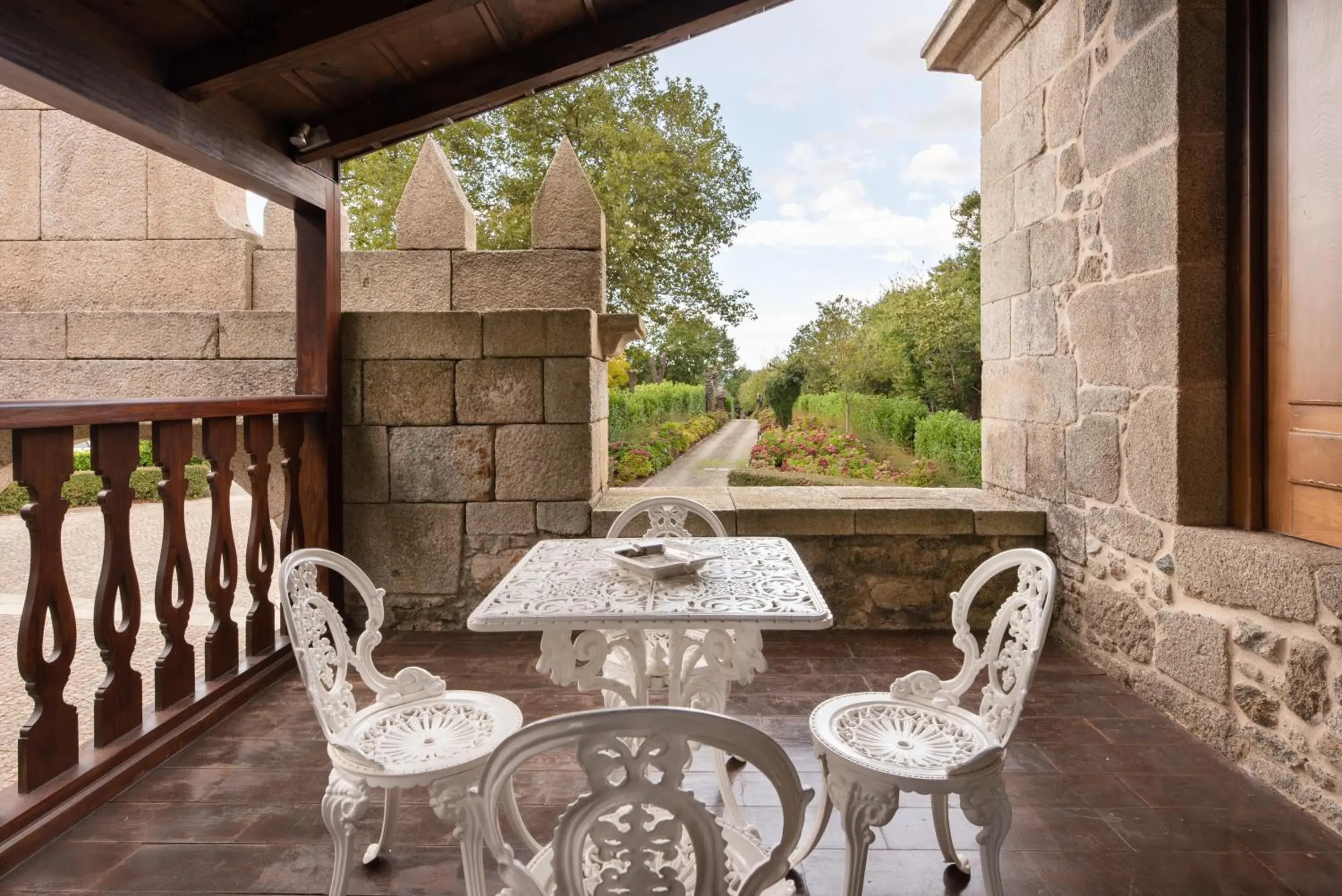 Balcony/Terrace in Eurostars Pazo de Sober