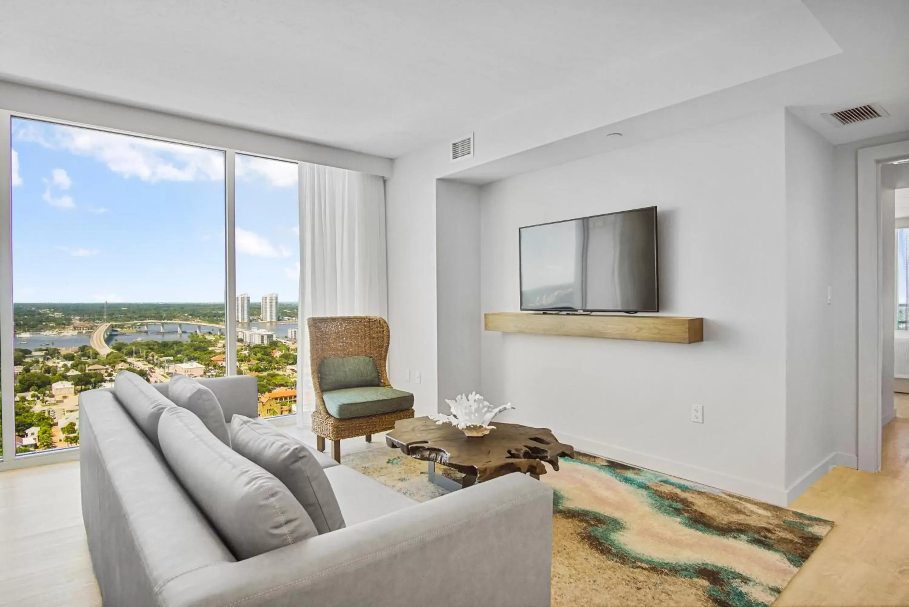 Seating Area in Daytona Grande Oceanfront Resort