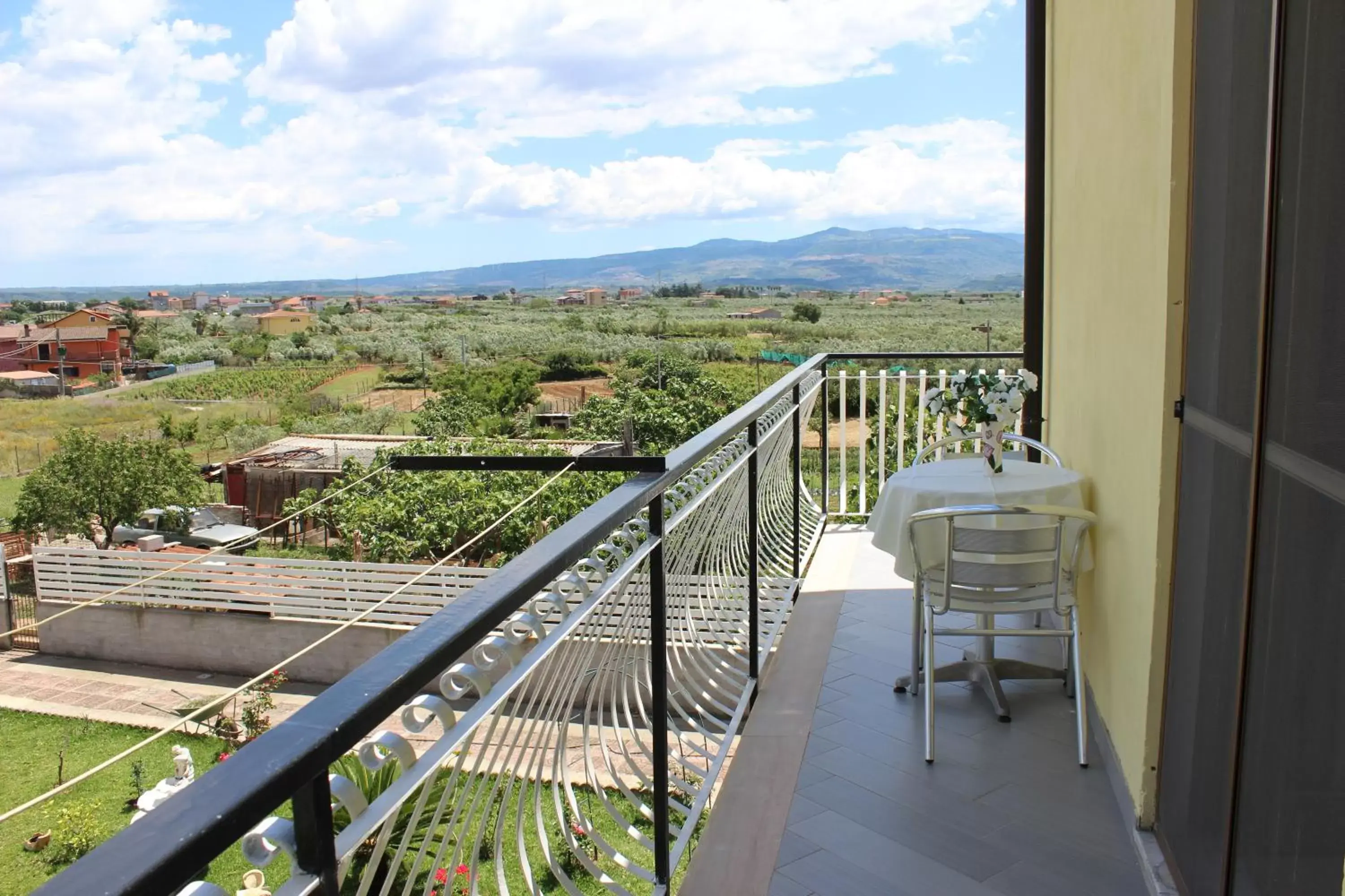 Balcony/Terrace in B&B La Vigna