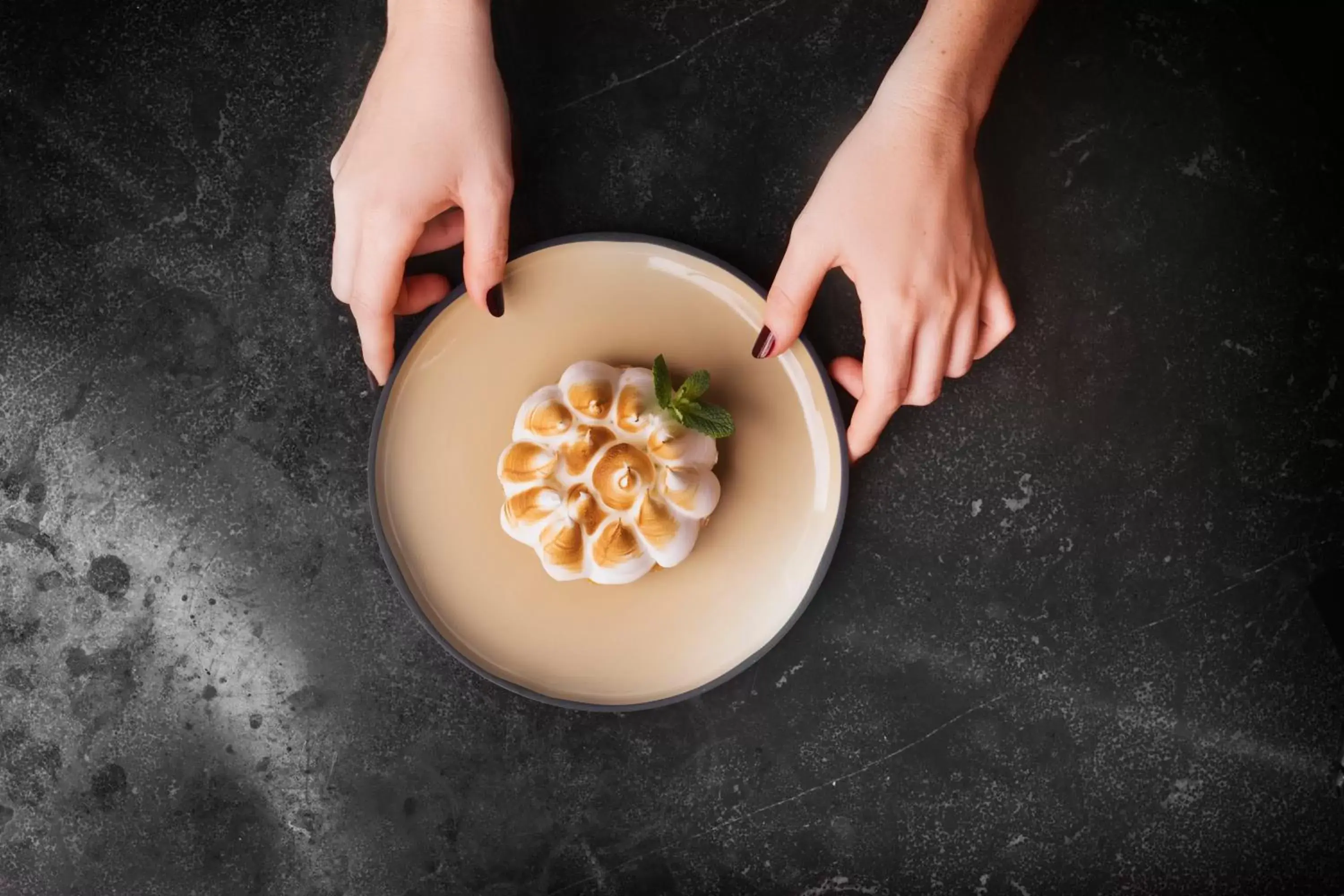 Food close-up in Helen Berger Boutique Hotel