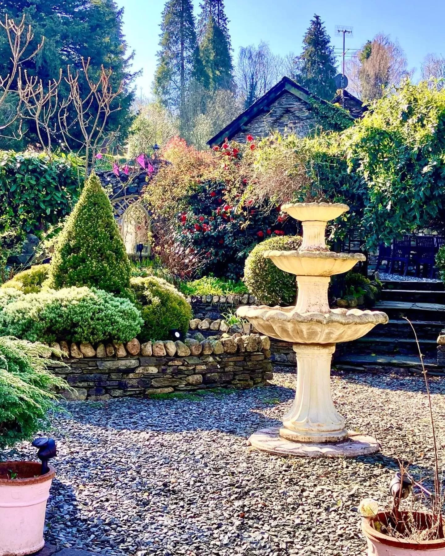 Garden in Storrs Gate House