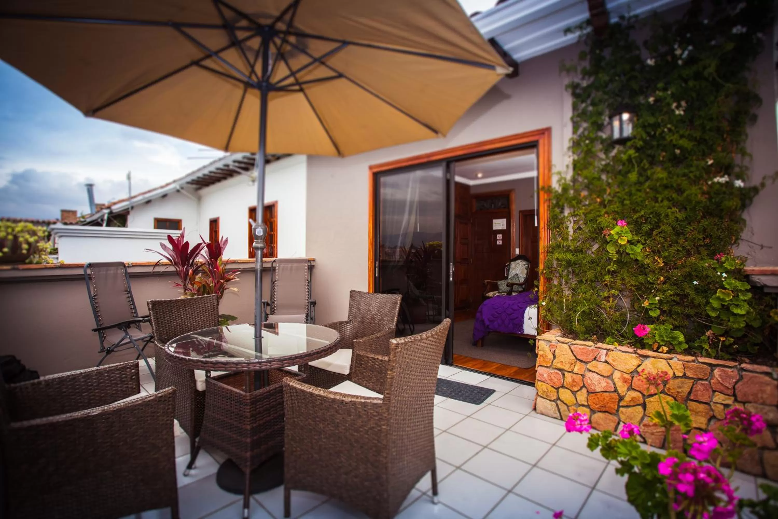 Patio in Hotel Victoria