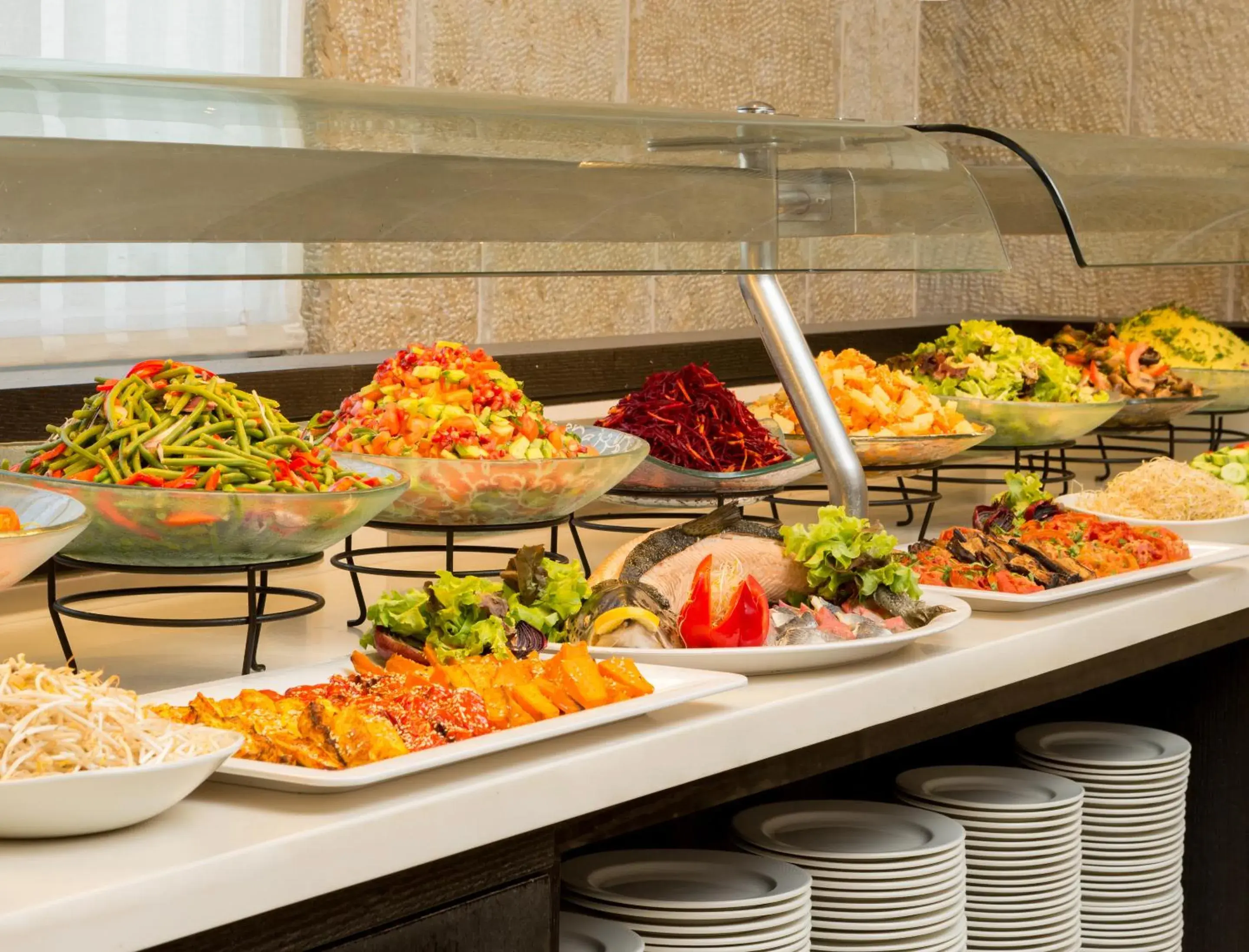 Buffet breakfast, Food in Ein Kerem Hotel