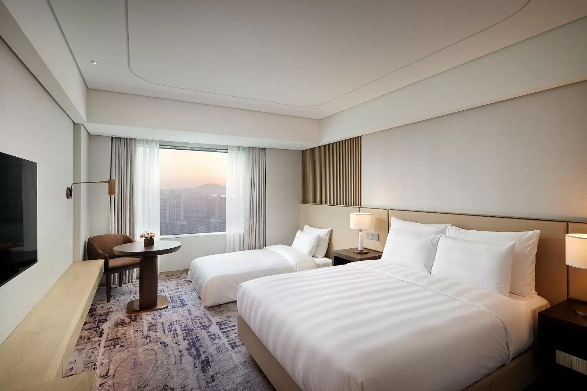 Deluxe Double Room with Sofa Bed in Lotte Hotel World