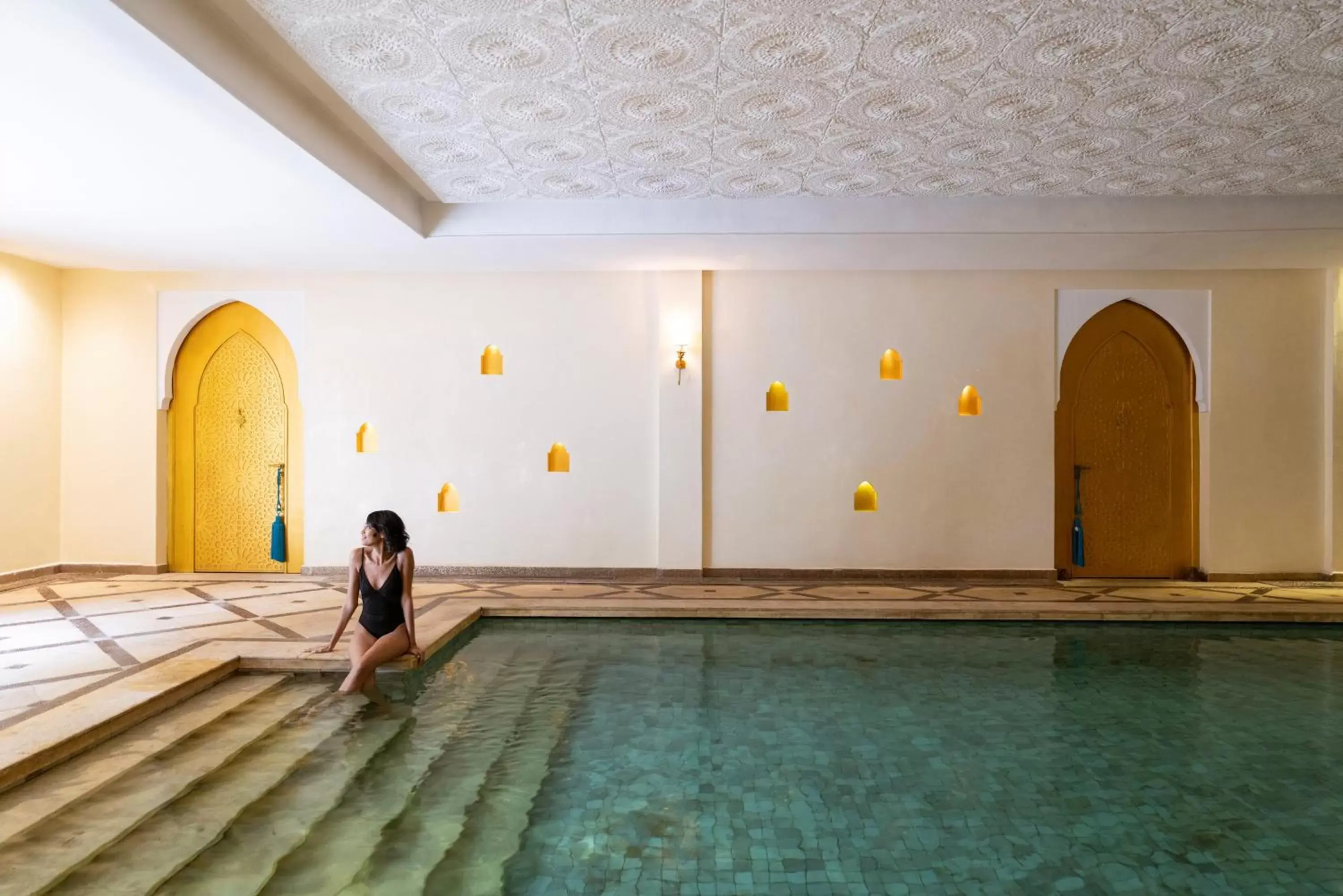 Swimming Pool in Sofitel Marrakech Lounge and Spa