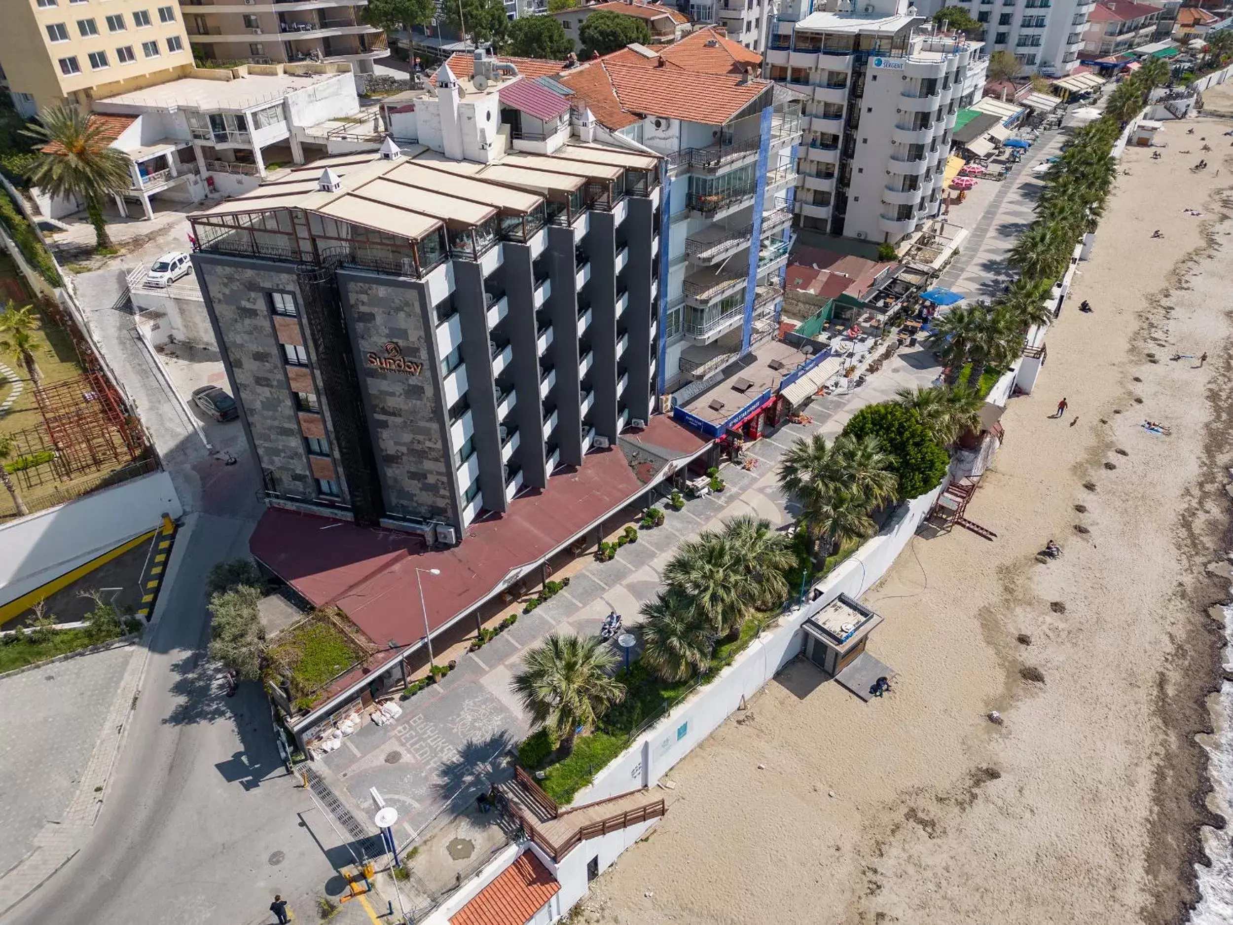 Property building, Bird's-eye View in Hotel Sunday Beach