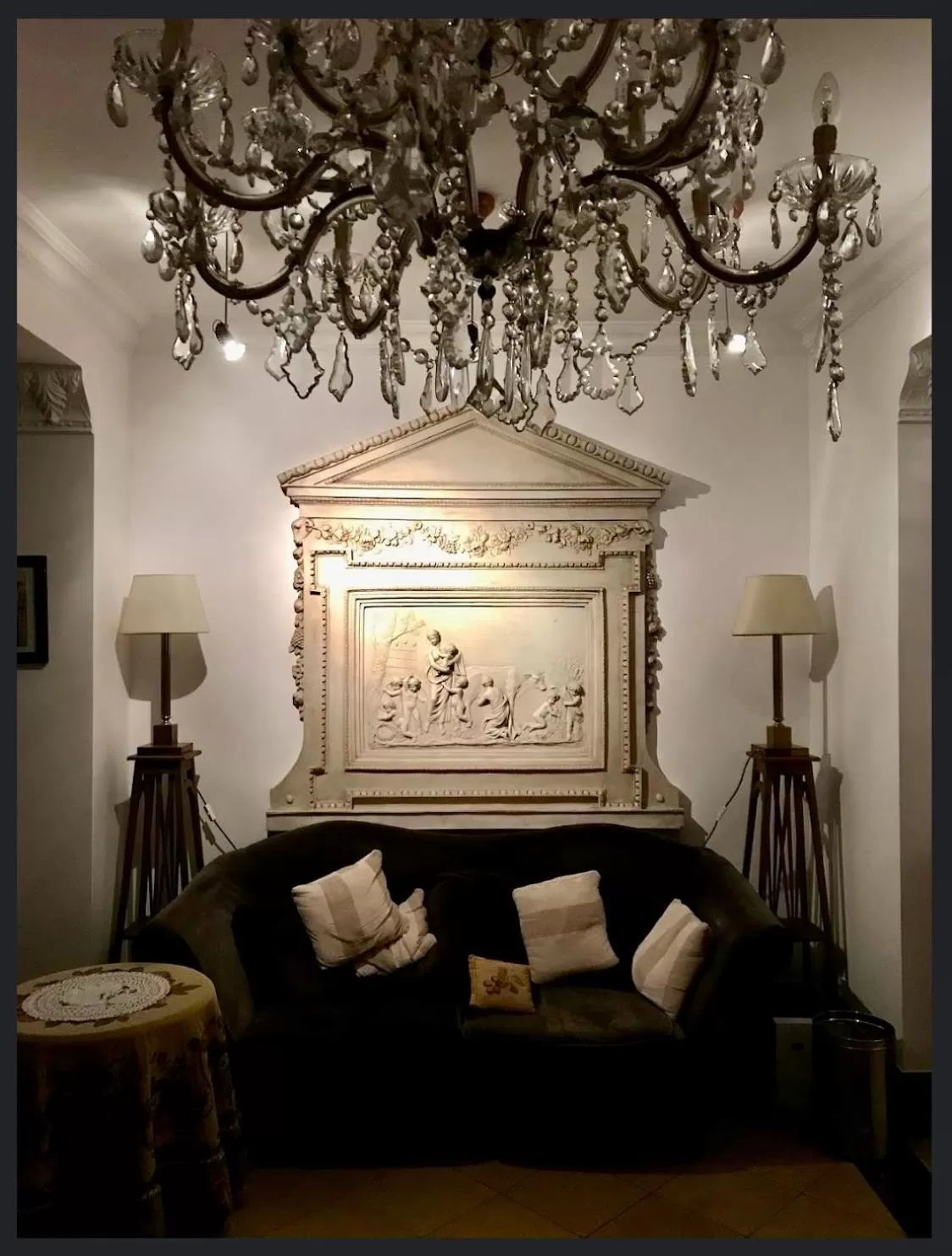 Lobby or reception in Dedek Park - historyczny dworek w pięknym Parku Skaryszewskim obok Stadionu Narodowego