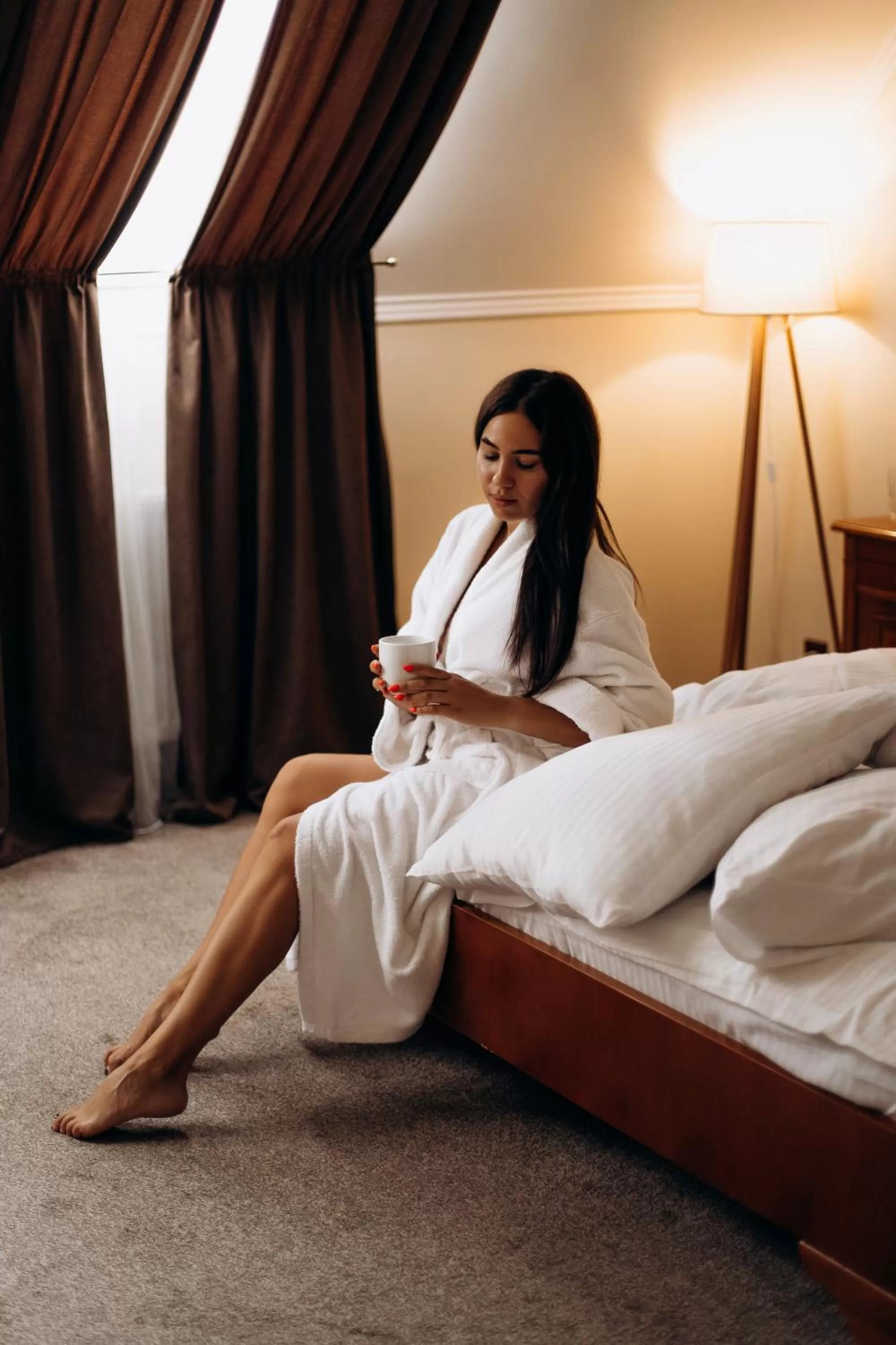 People, Bed in Eduard Hotel