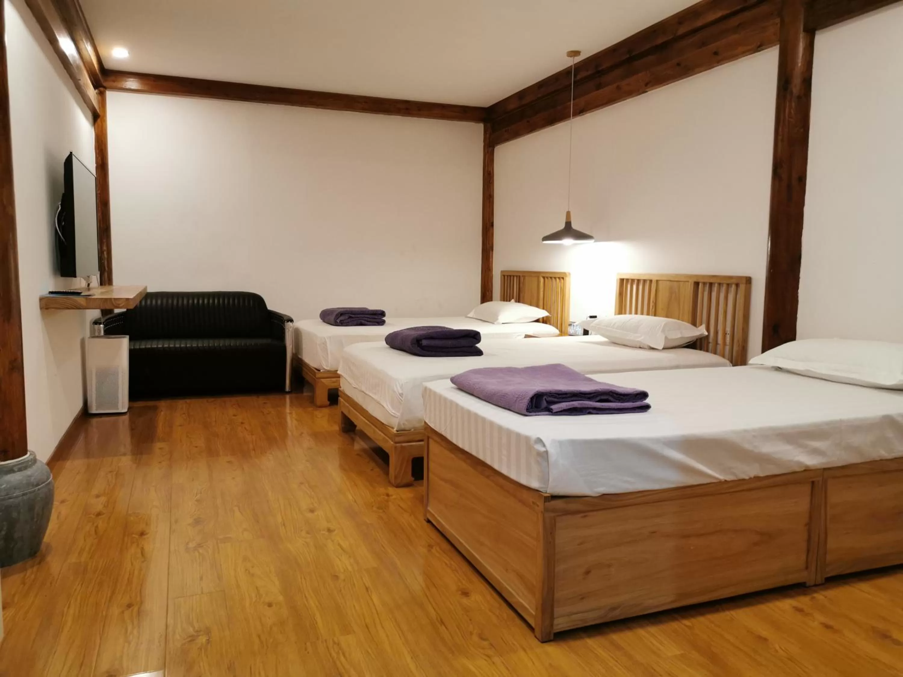 Bed in Beijing Downtown Travelotel