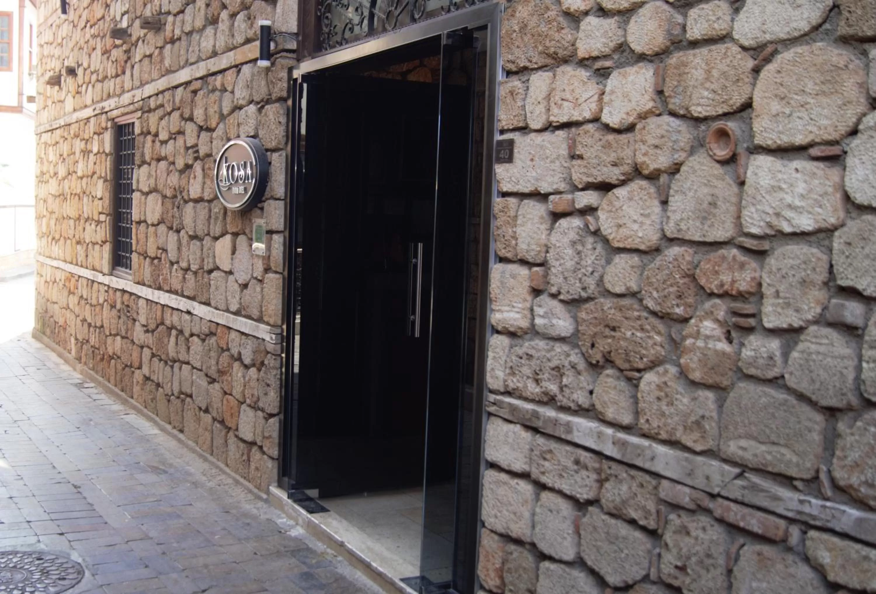 Facade/entrance in Kosa boutique hotel