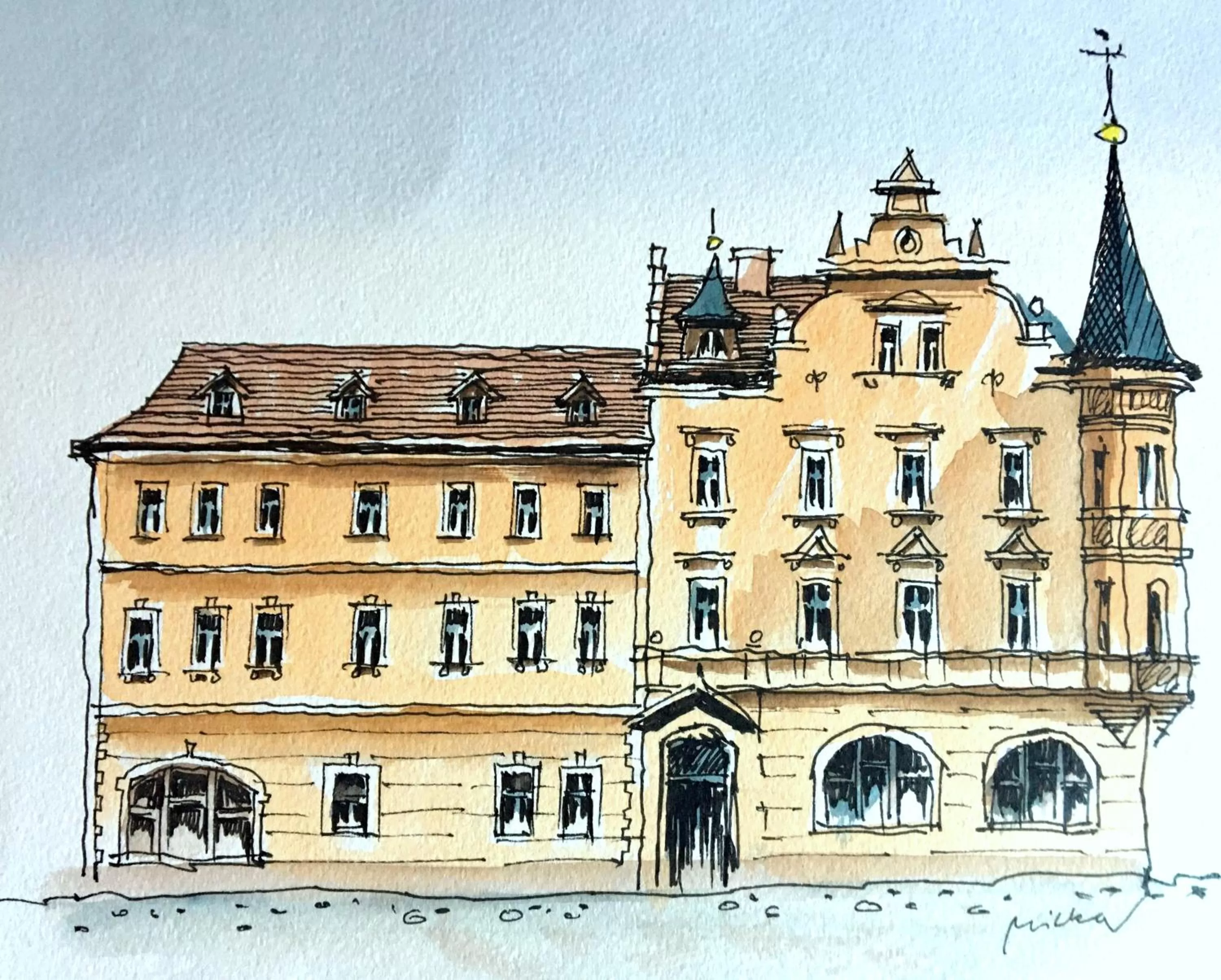 Off site in Hotel U Bílého koně