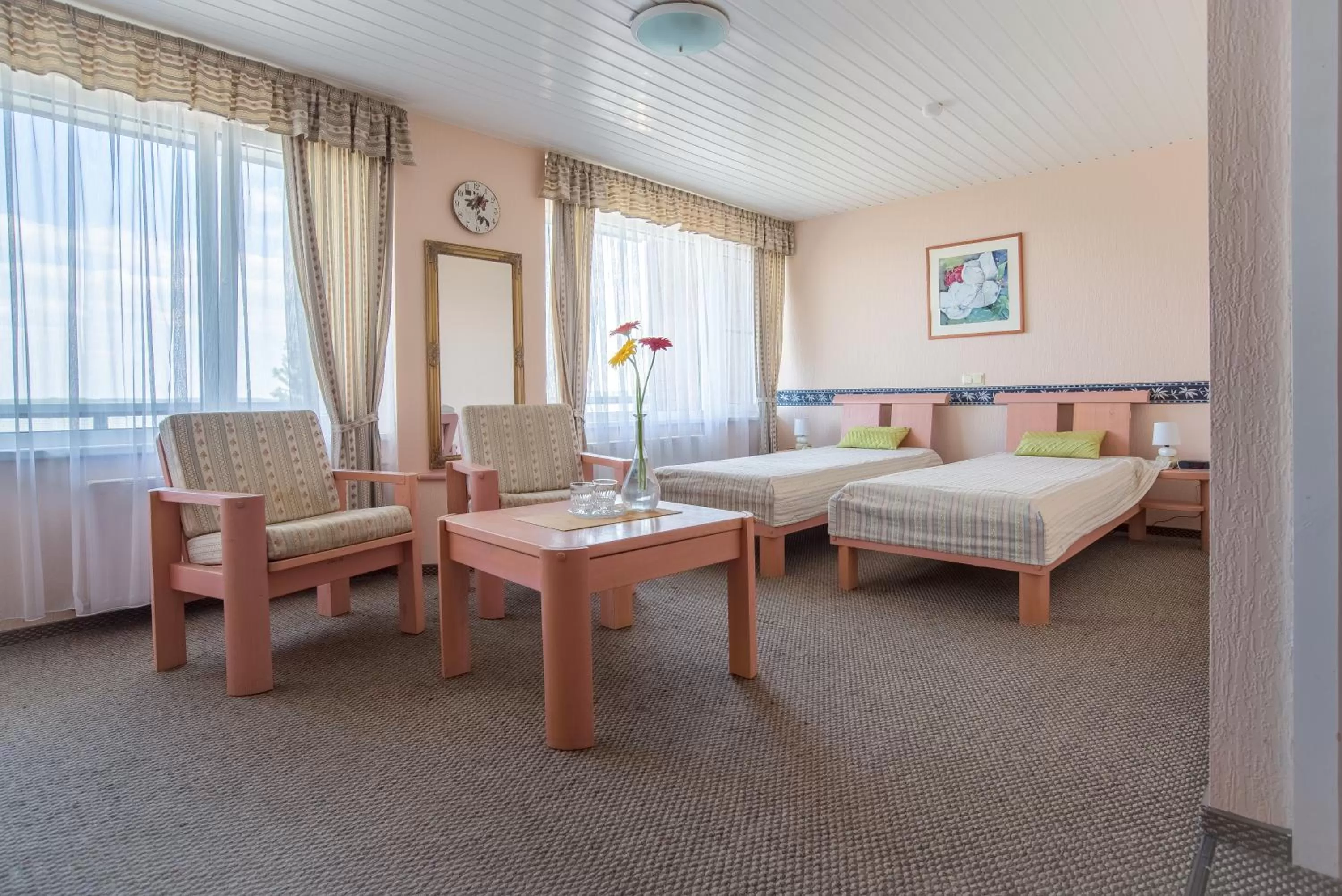 Bedroom, Bed in Hotel Mezaparks