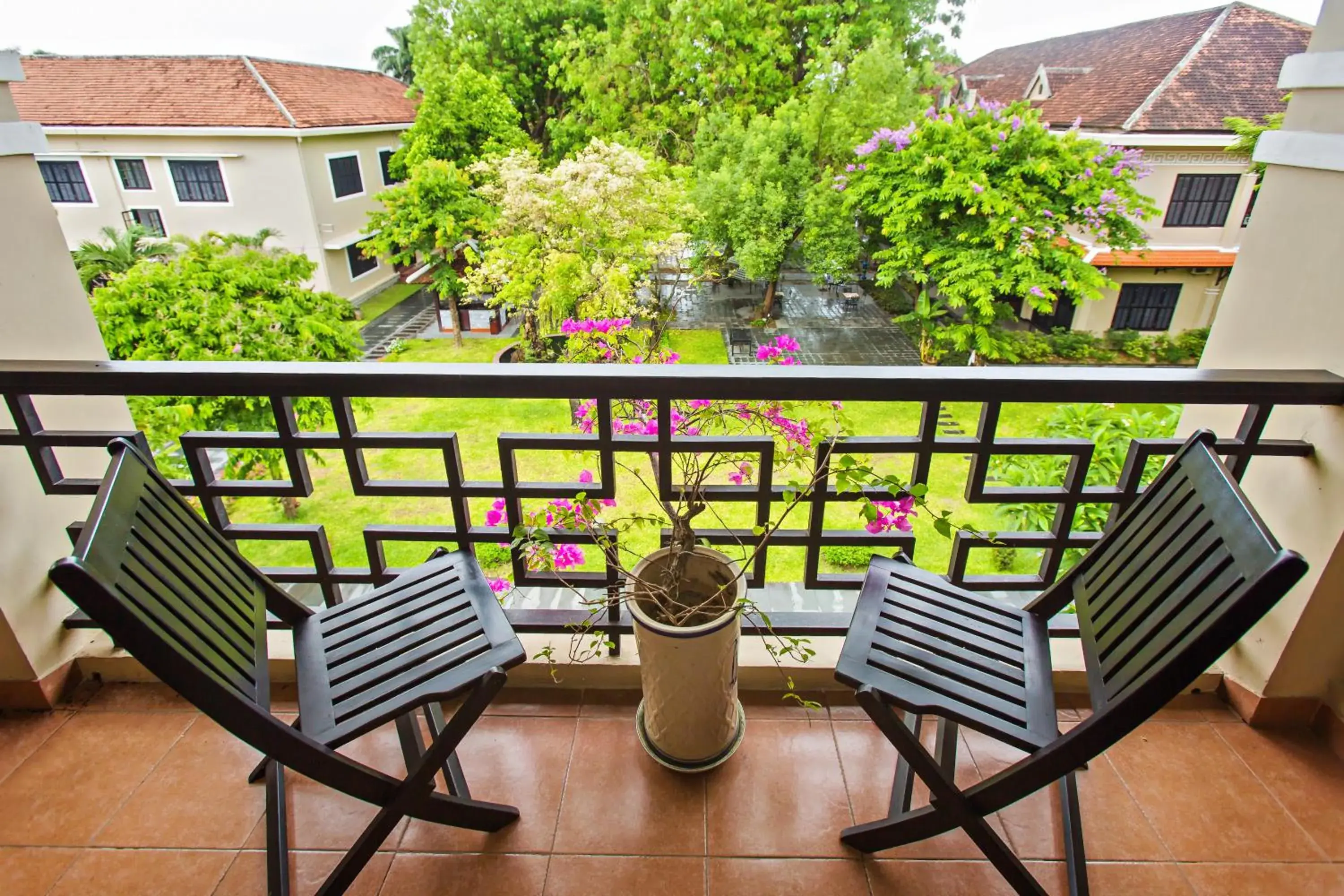 View (from property/room), Balcony/Terrace in HOI AN HISTORIC HOTEL