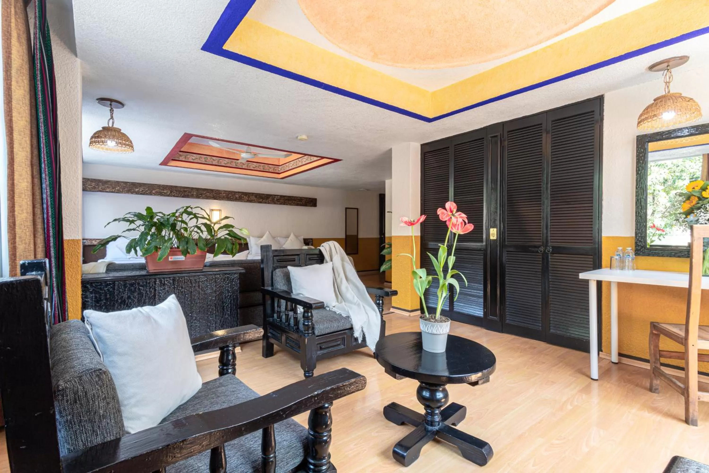 Seating area in Soy Local CDMX