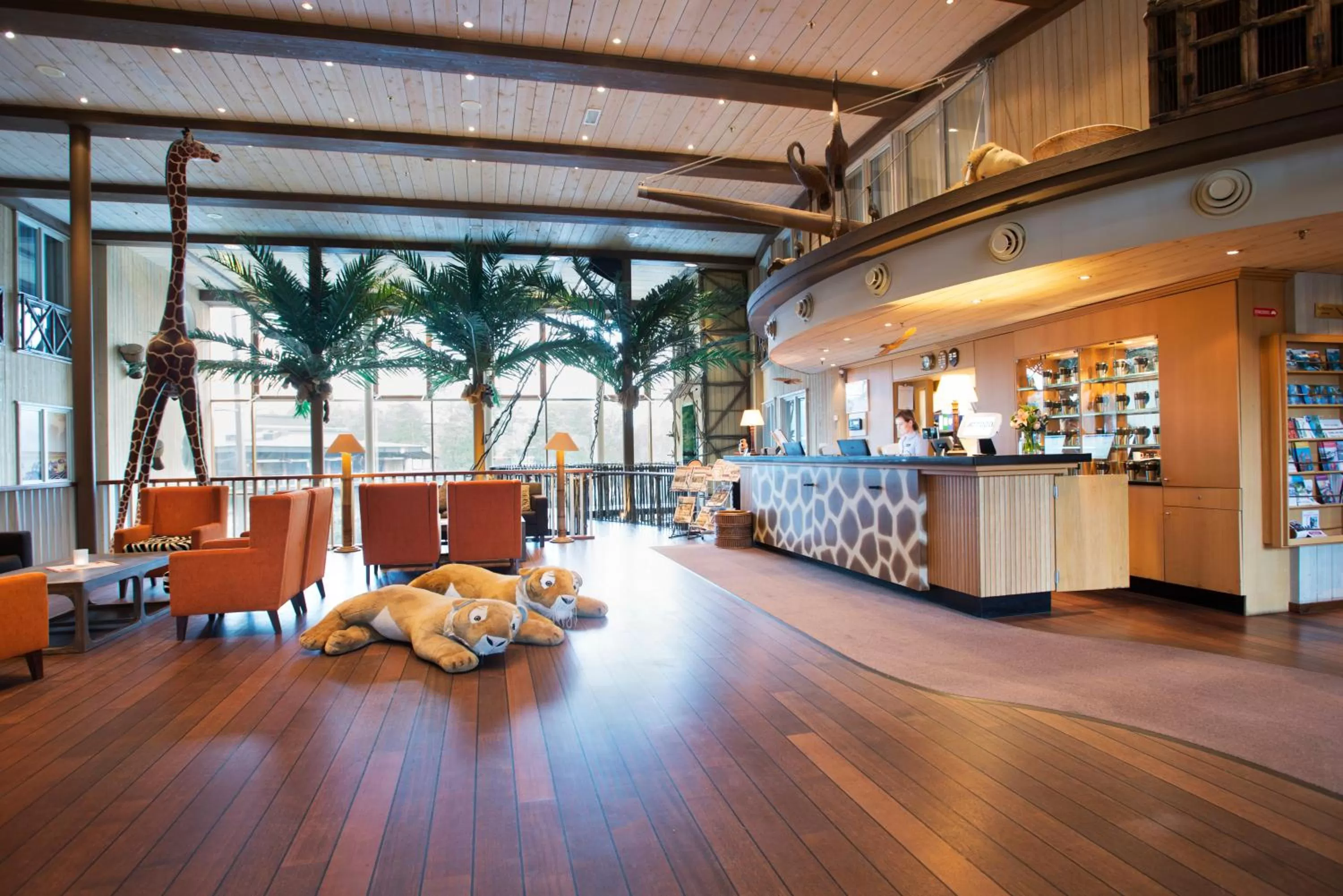 Lobby or reception in Dyreparken Safarihotell