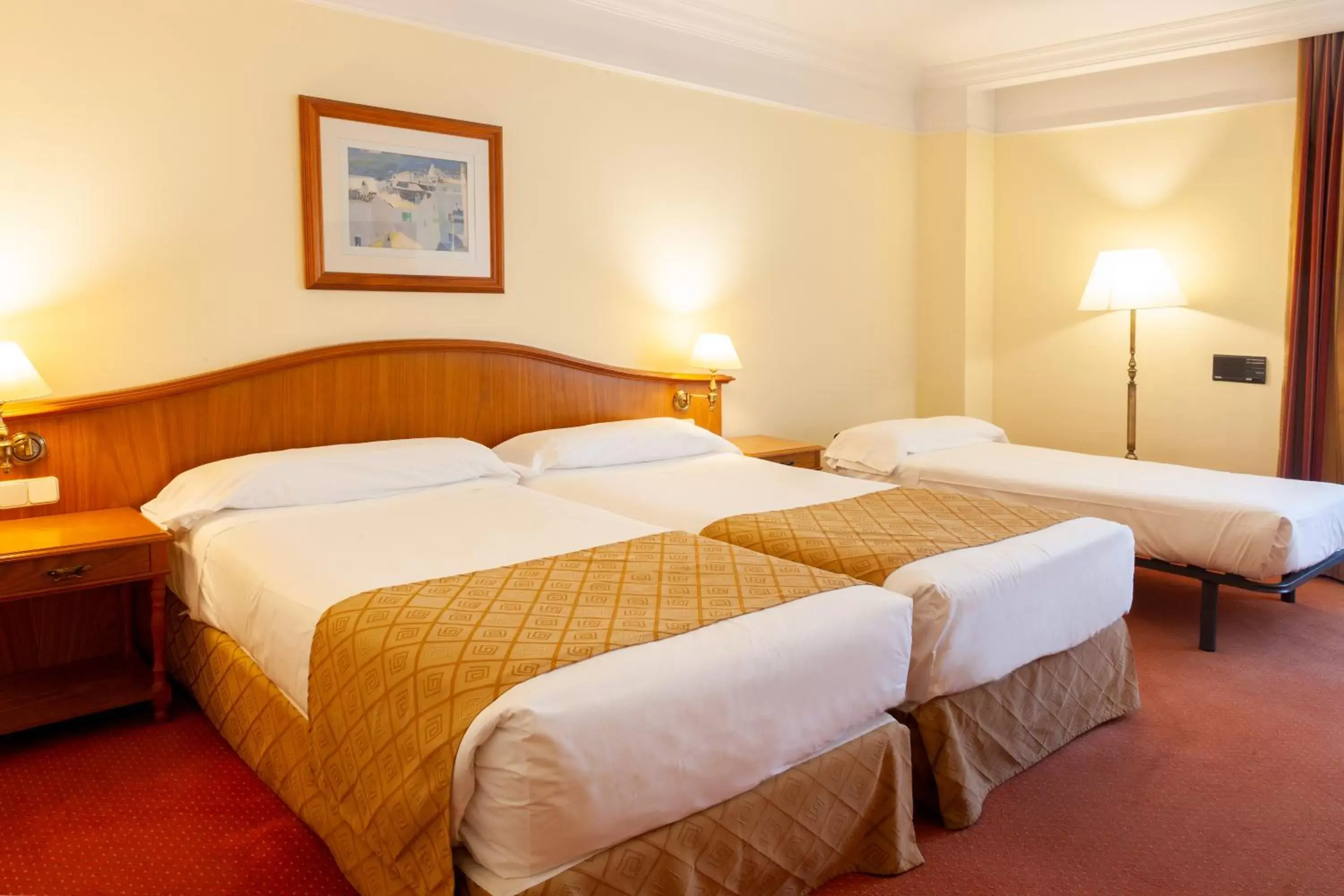 Bedroom, Bed in Hotel Hoyuela
