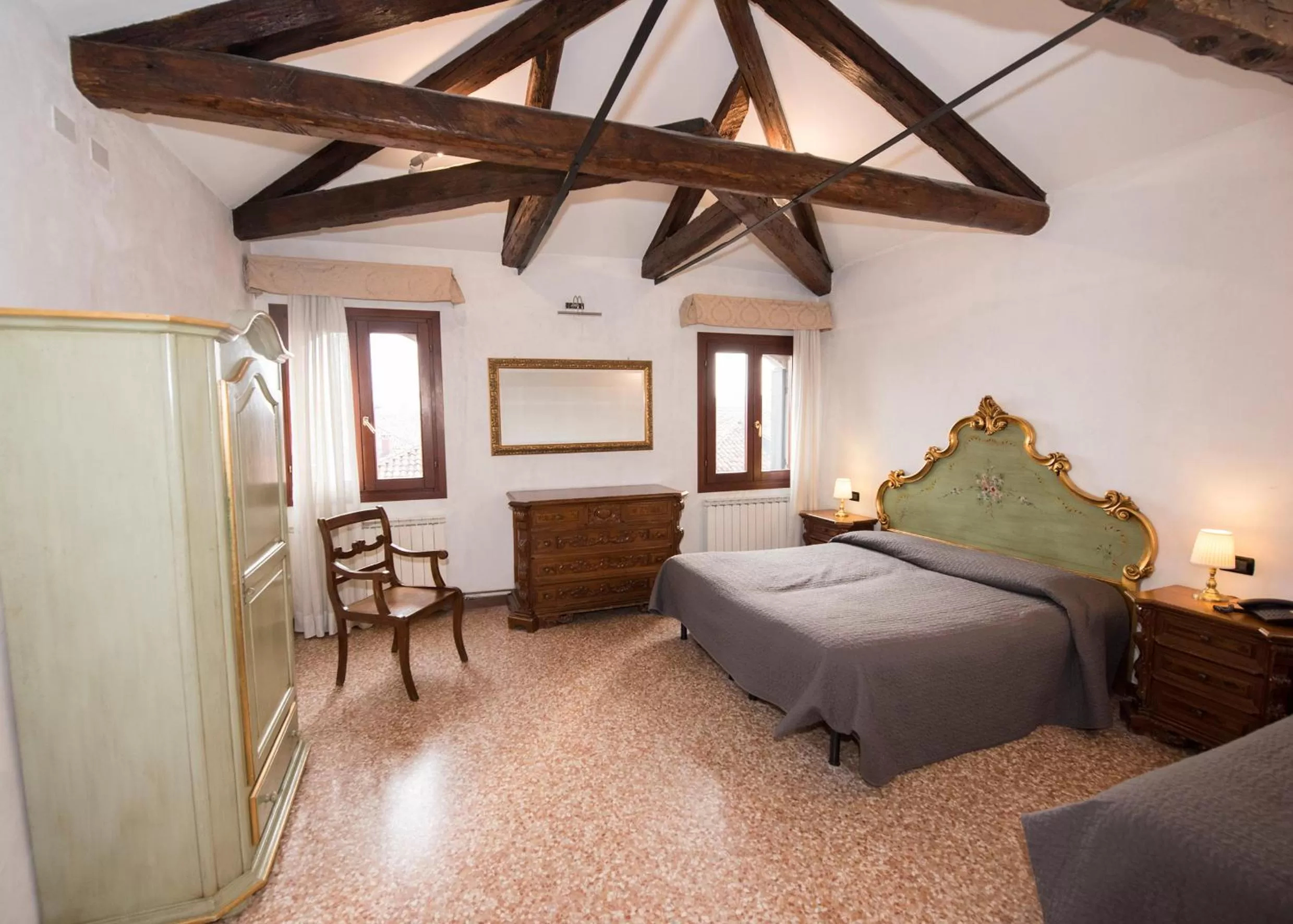 Decorative detail, Bed in Hotel Guerrato