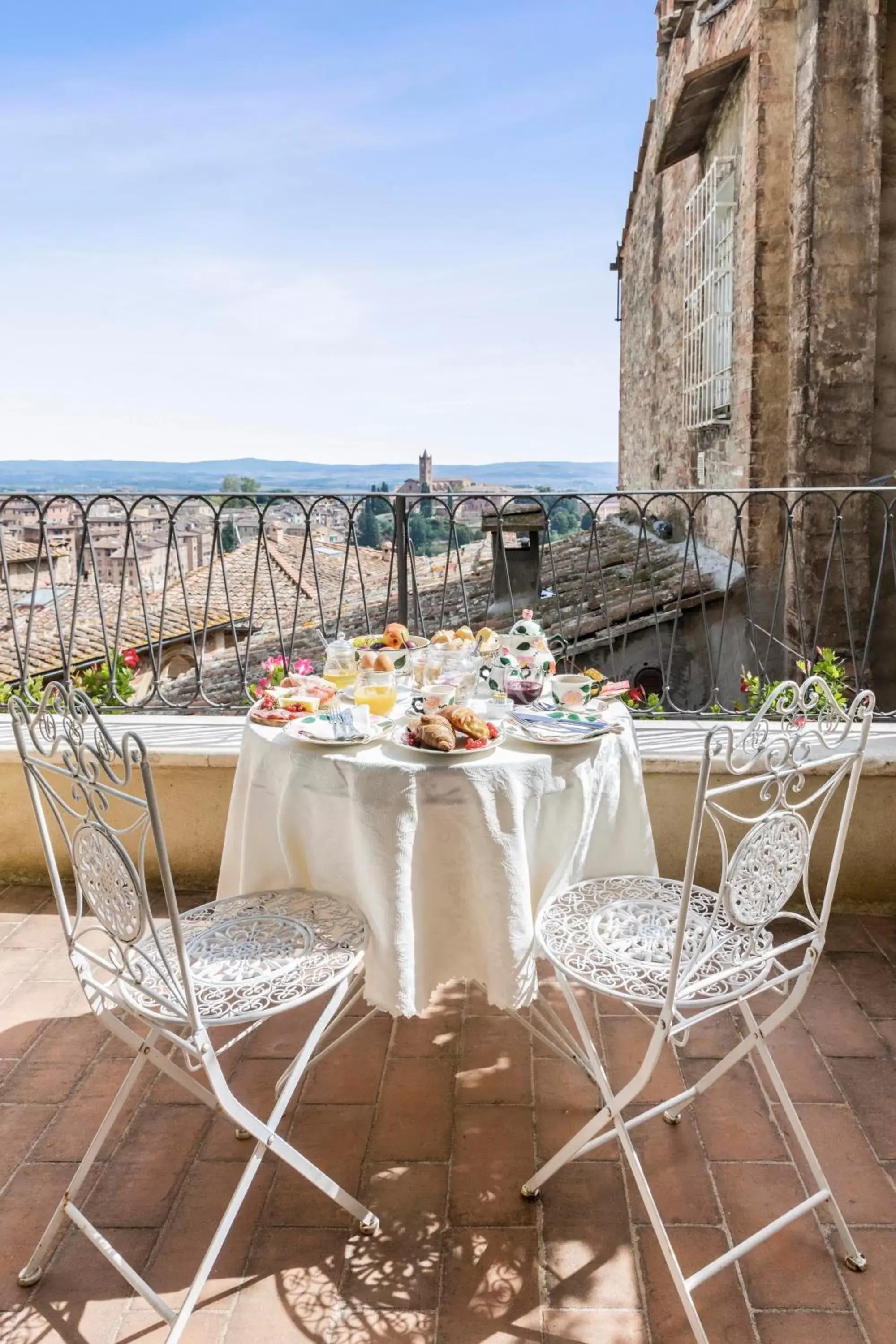 Balcony/Terrace, Restaurant/Places to Eat in Residenza d'Epoca Palazzo Borghesi