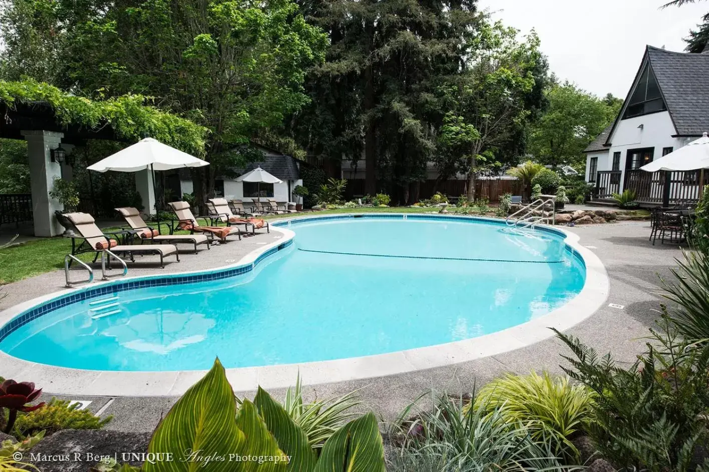 Swimming Pool in Candlelight Inn Napa Valley