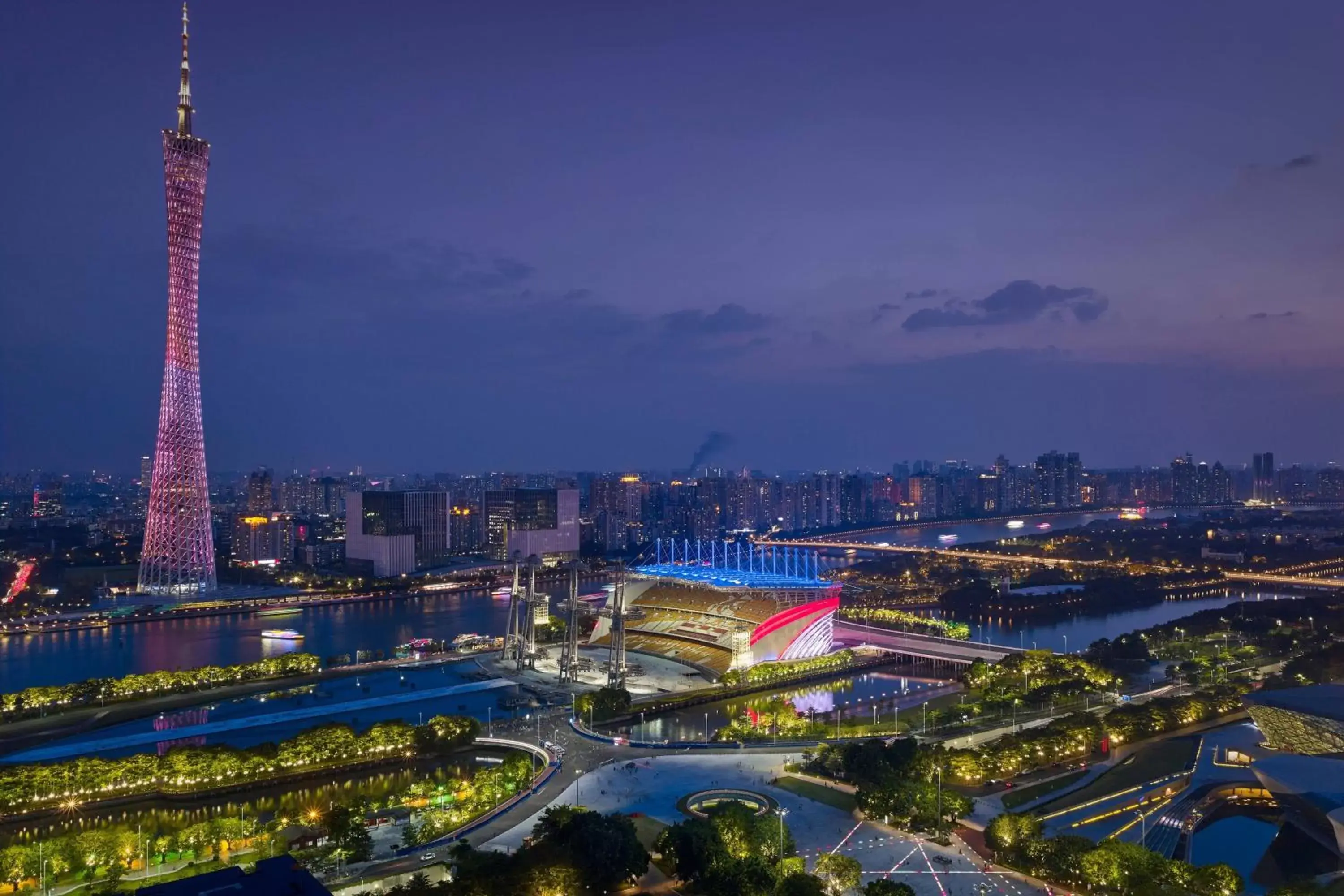 Property building, Bird's-eye View in The Ritz-Carlton, Guangzhou